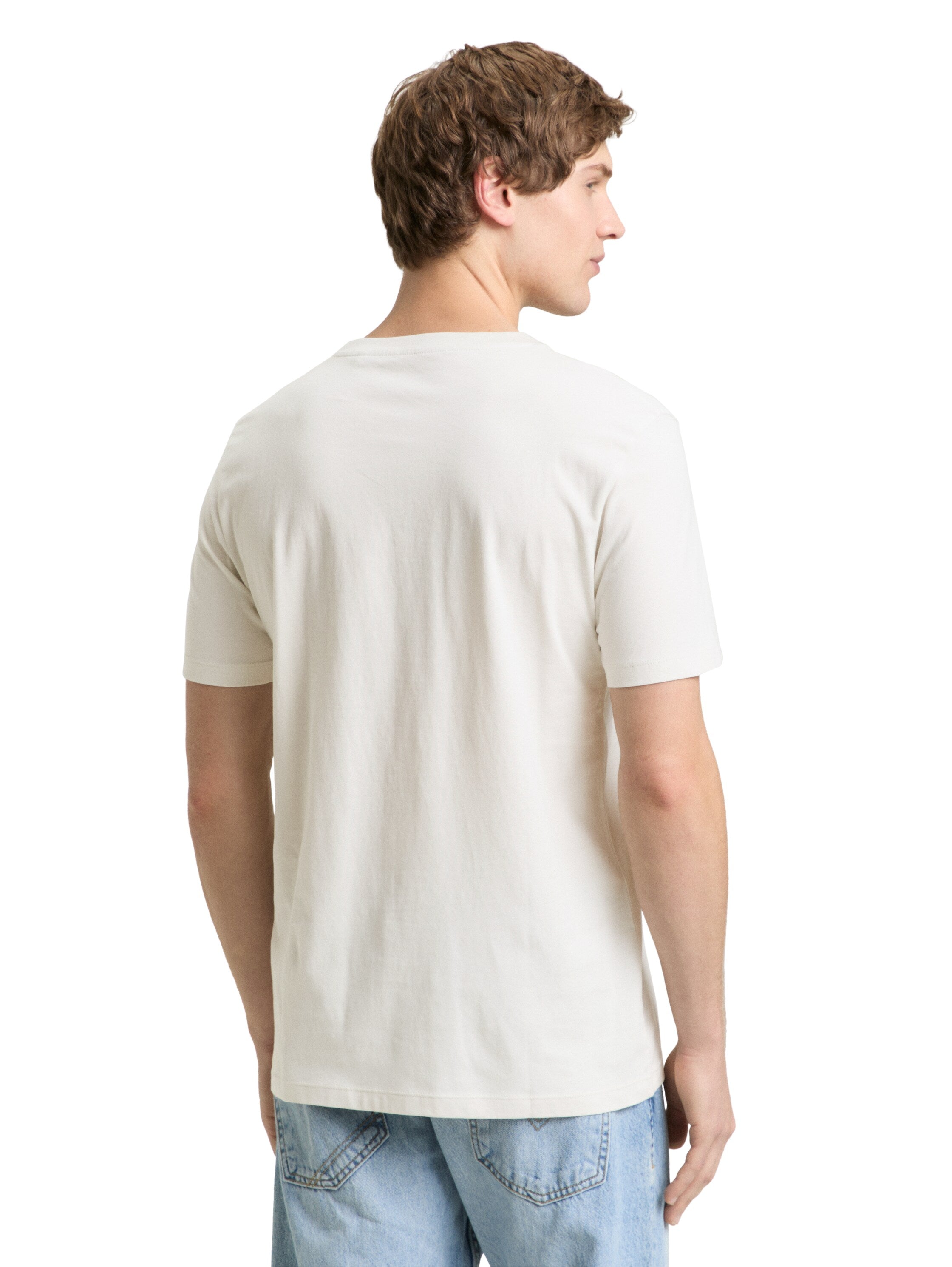 Tom Tailor Short Sleeved White T-Shirt