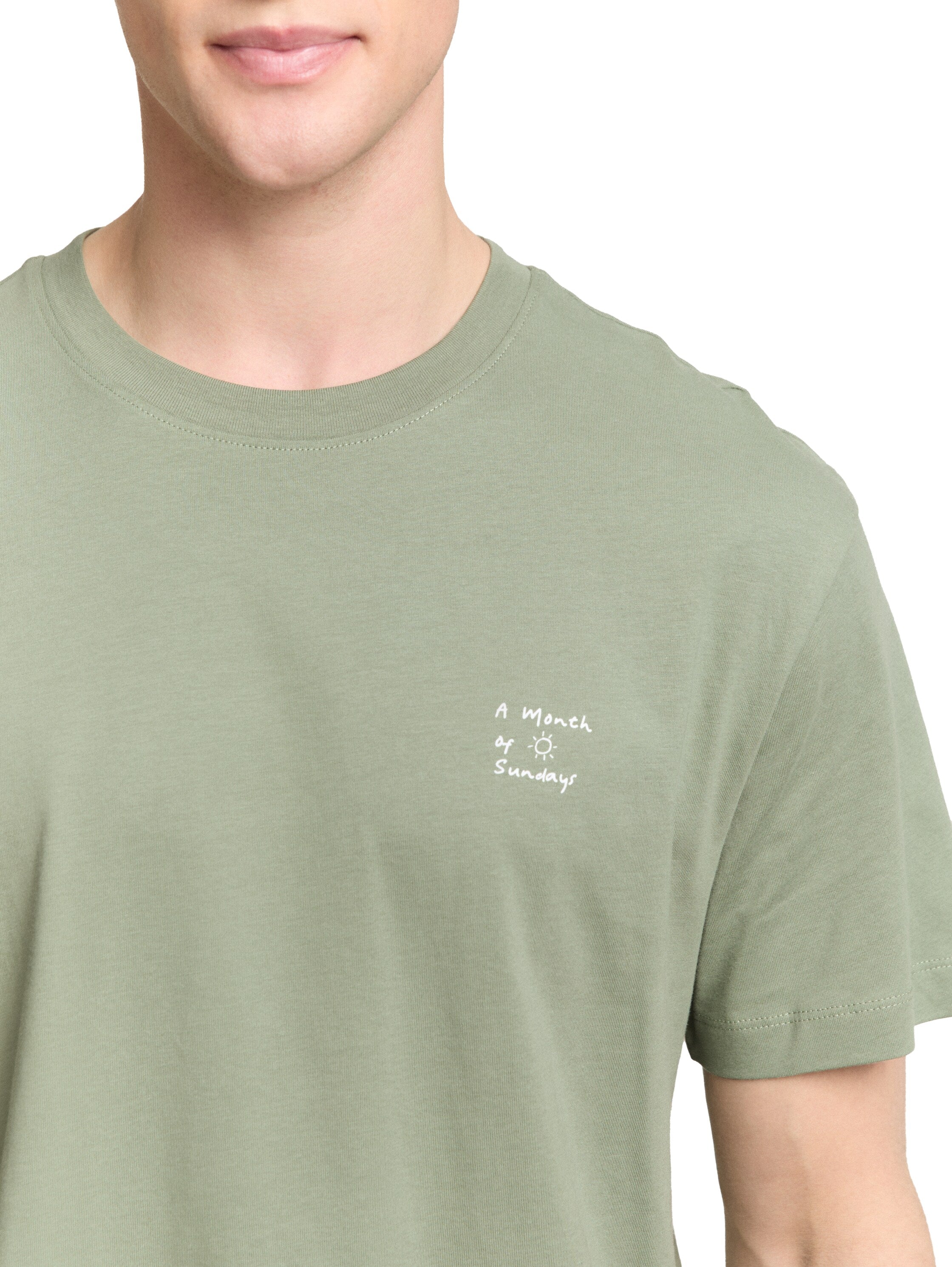 Tom Tailor Olive Relaxed Fit Cotton T-shirt