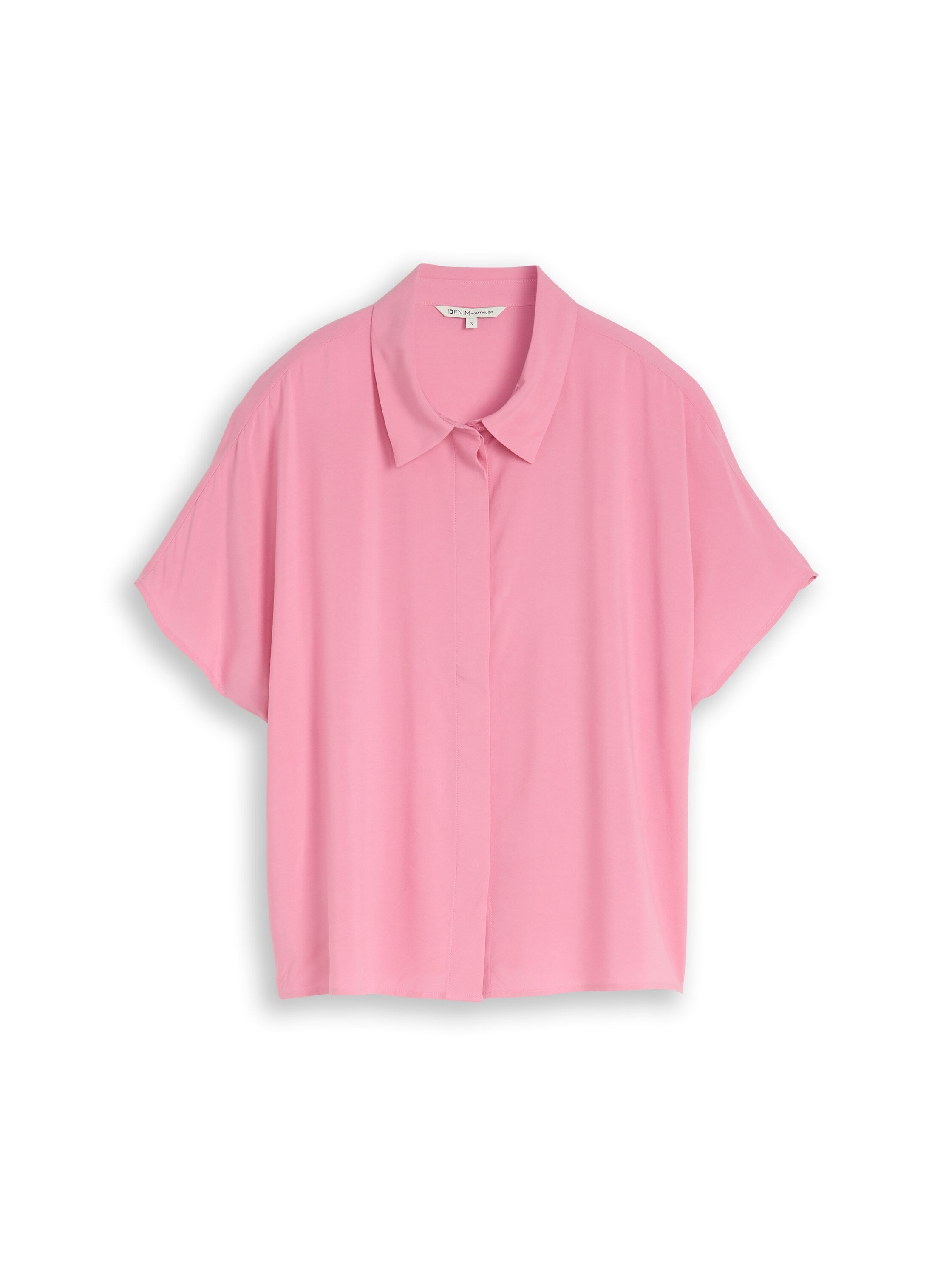 Tom Tailor Pink Short Sleeved Shirt