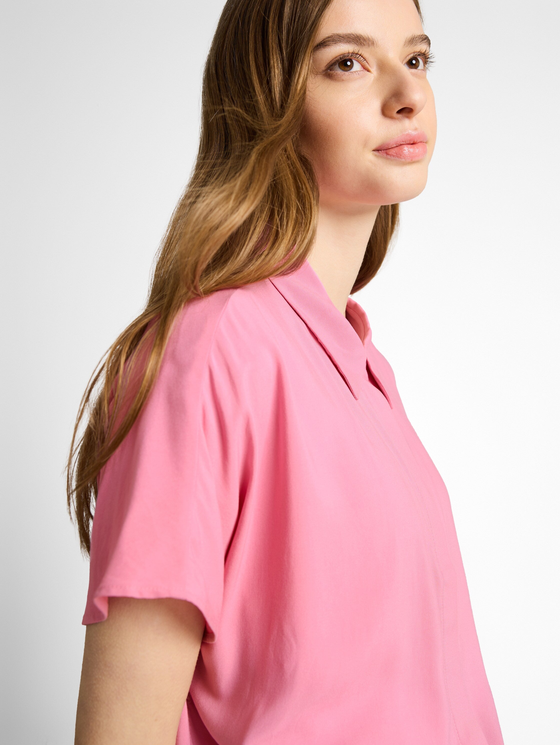 Tom Tailor Pink Short Sleeved Shirt