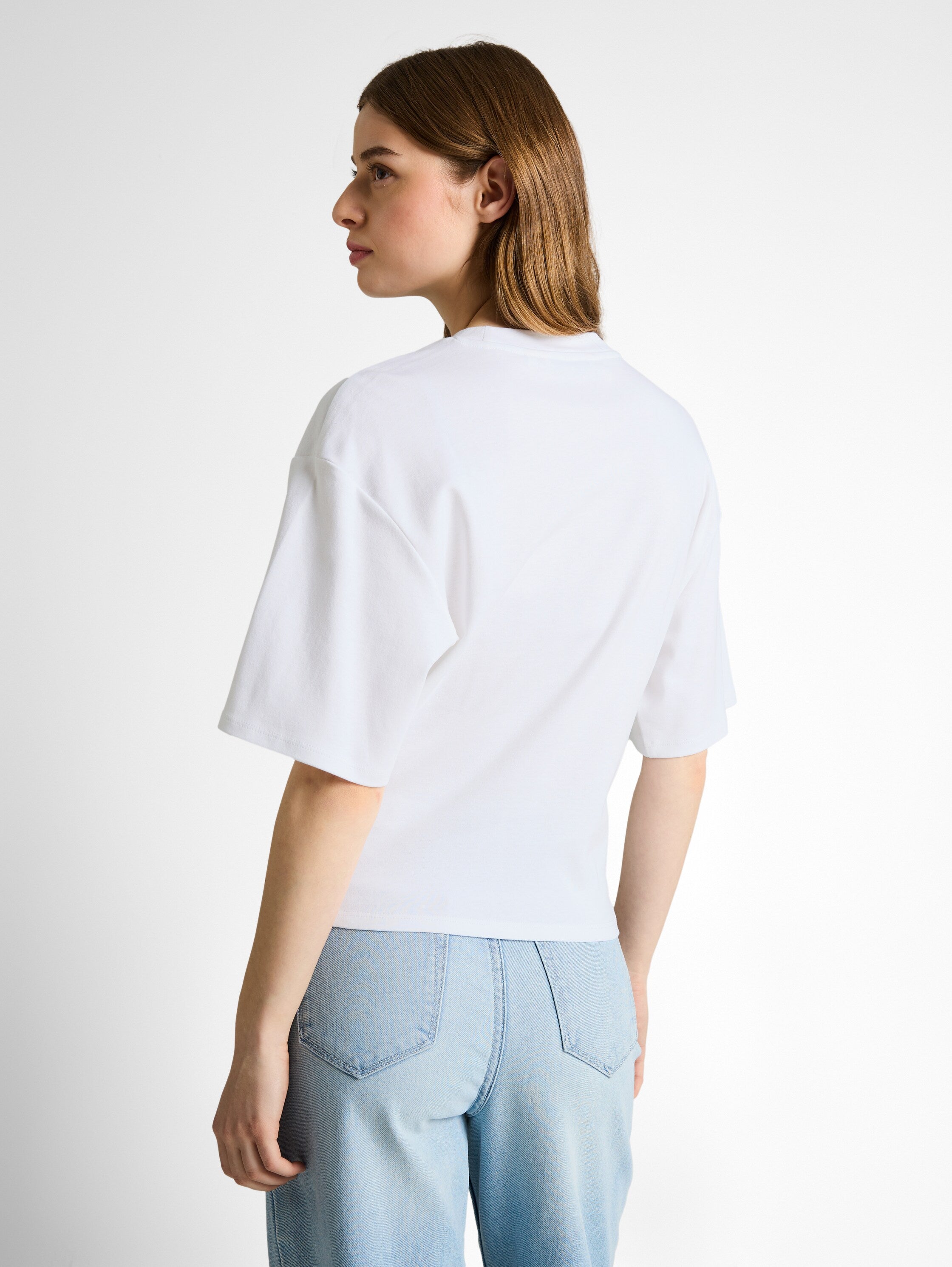 Tom Tailor White T-shirt With Knot Detail