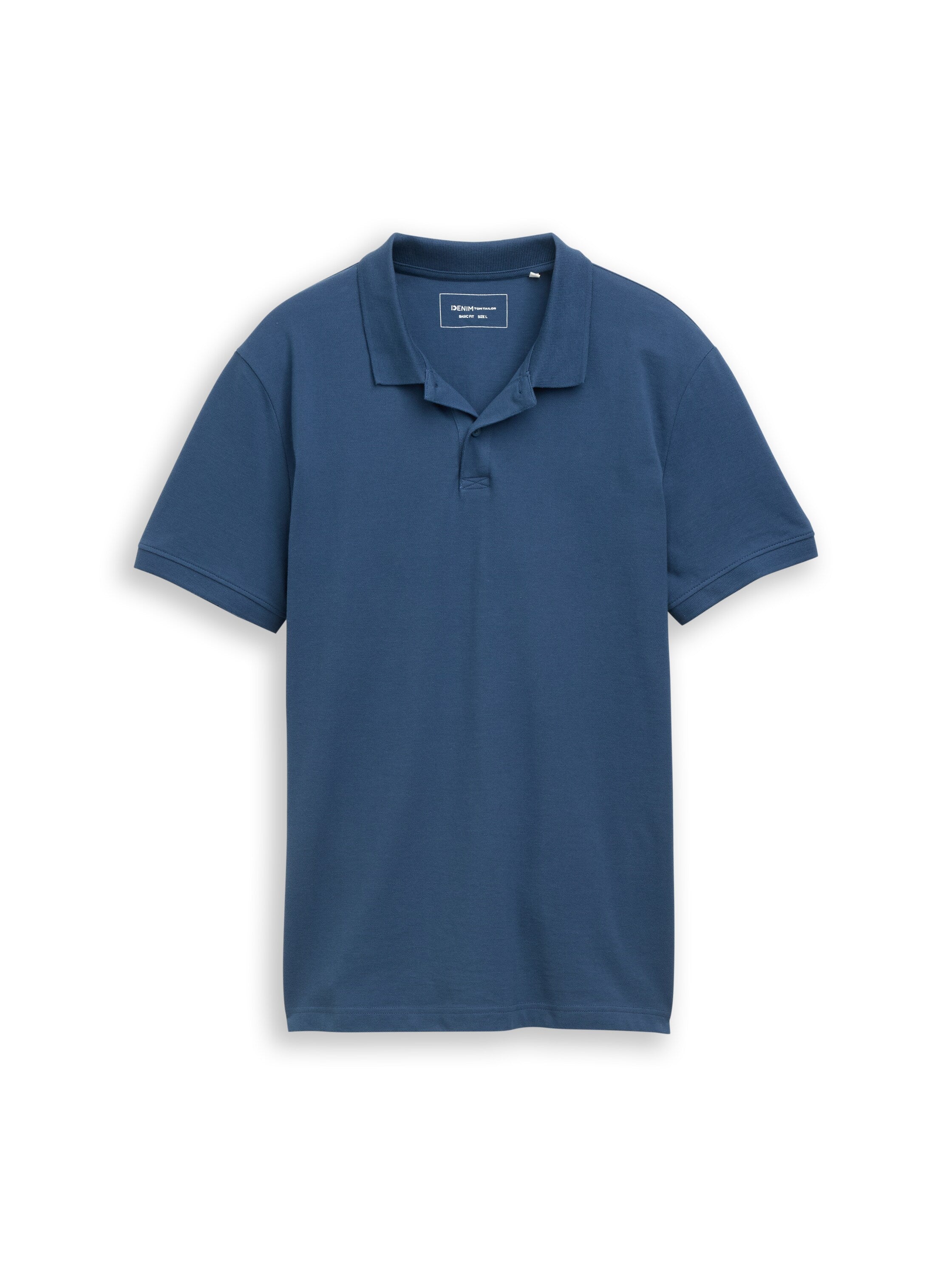Tom Tailor Blue Cotton Piqué Polo Shirt