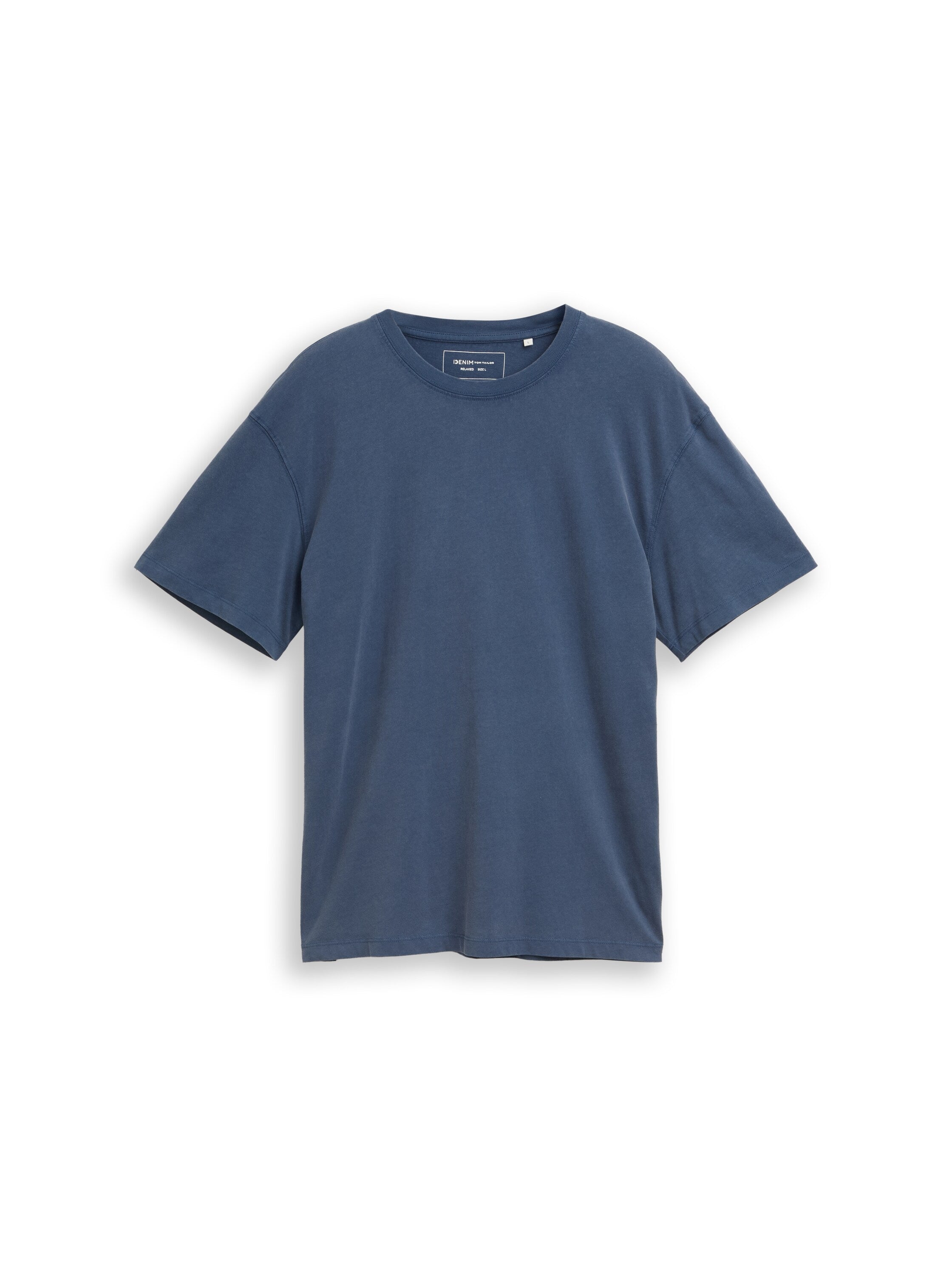 Tom Tailor Blue Short Sleeved Plain T-Shirt
