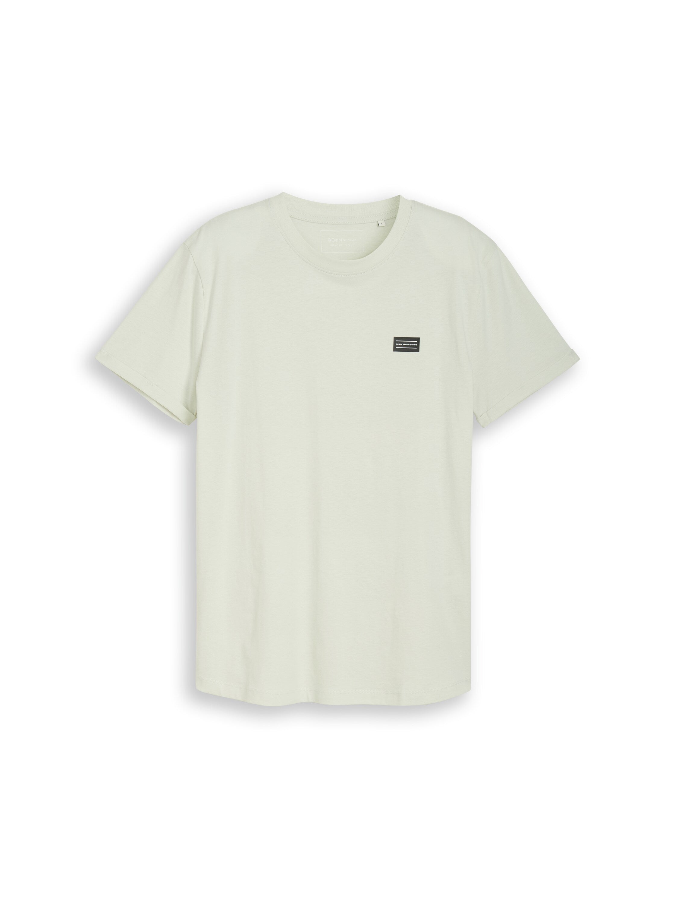 Tom Tailor Mint Short Sleeved T-Shirt With Printed Logo