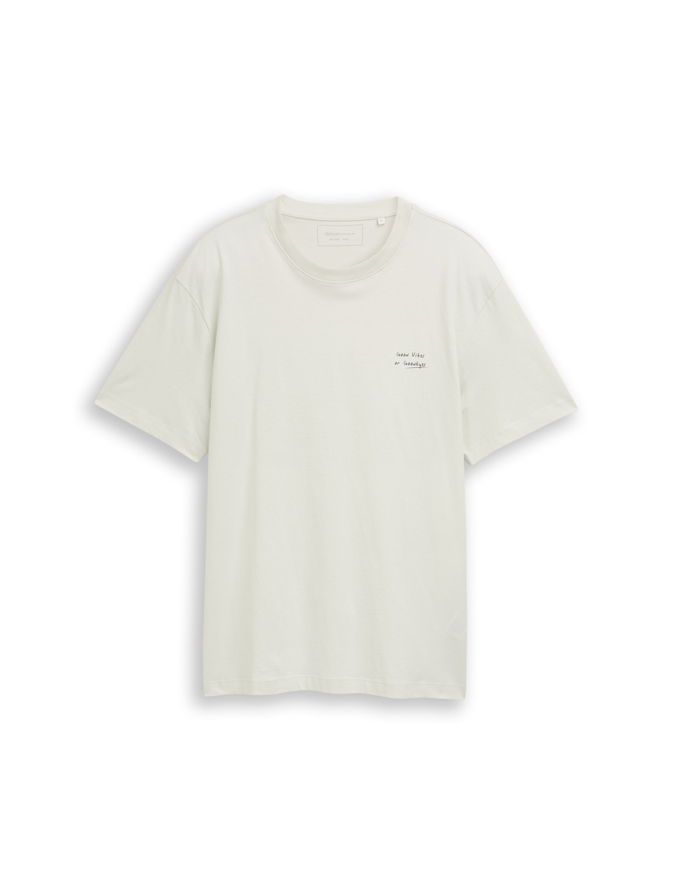 Tom Tailor Mint Relaxed Fit Cotton T-shirt