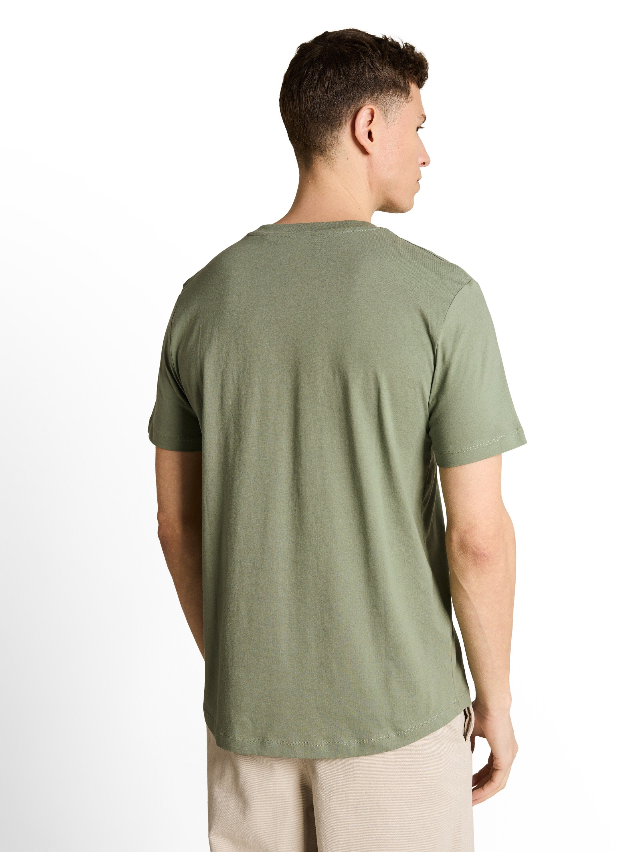 Tom Tailor Olive Green T-Shirt With Print