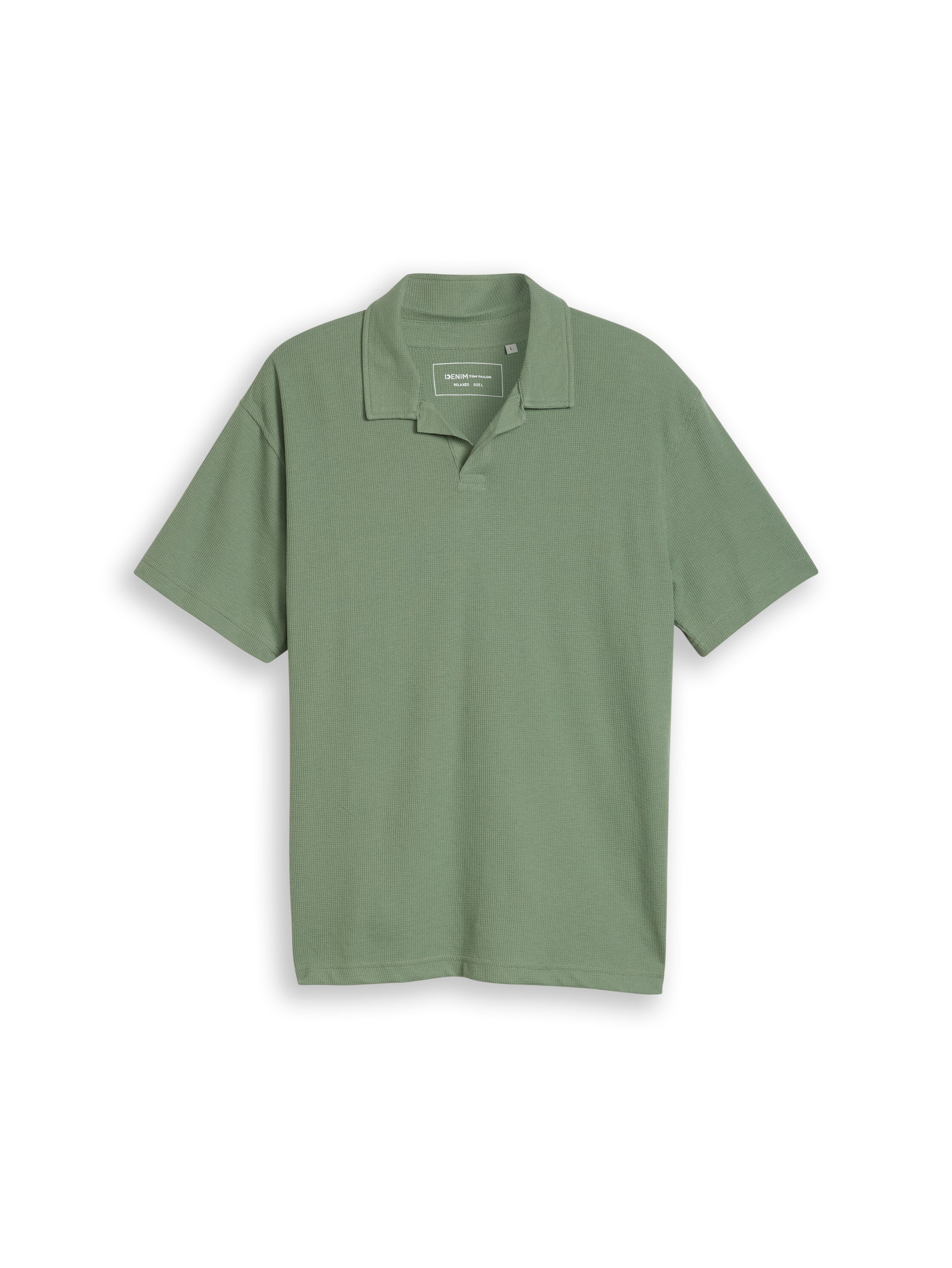 Tom Tailor Green Olive Short Sleeved Polo