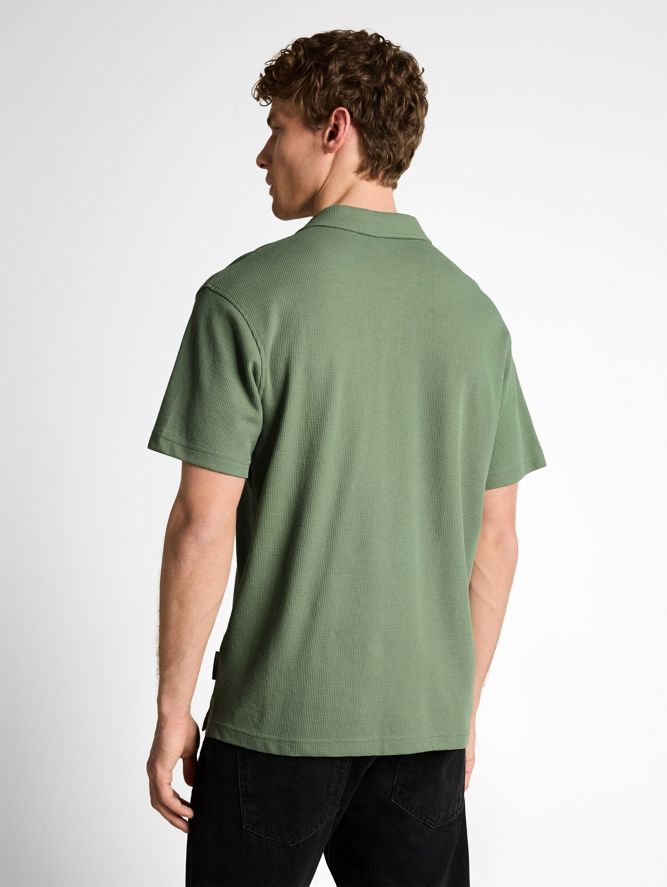 Tom Tailor Green Olive Short Sleeved Polo