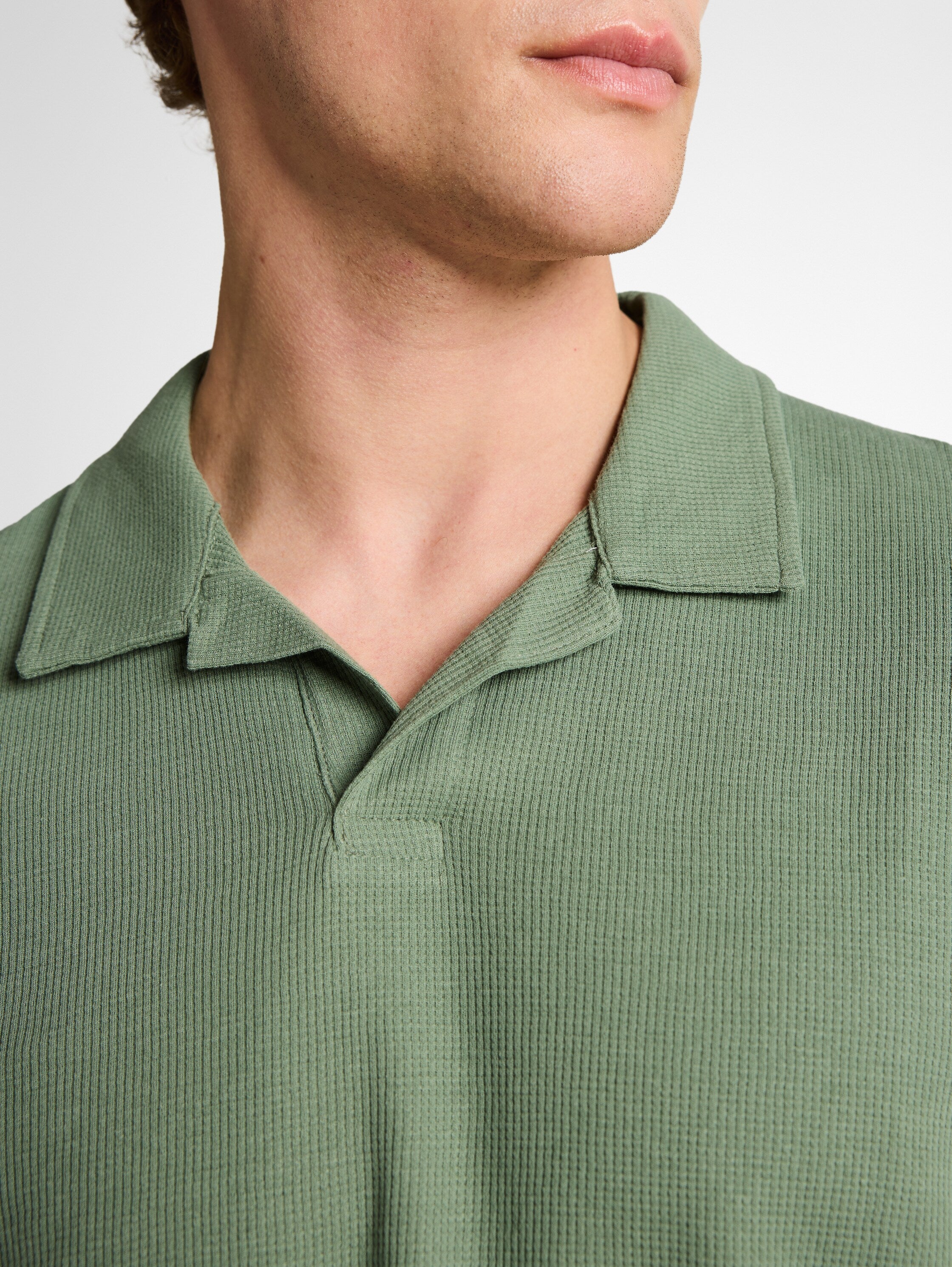 Tom Tailor Green Olive Short Sleeved Polo
