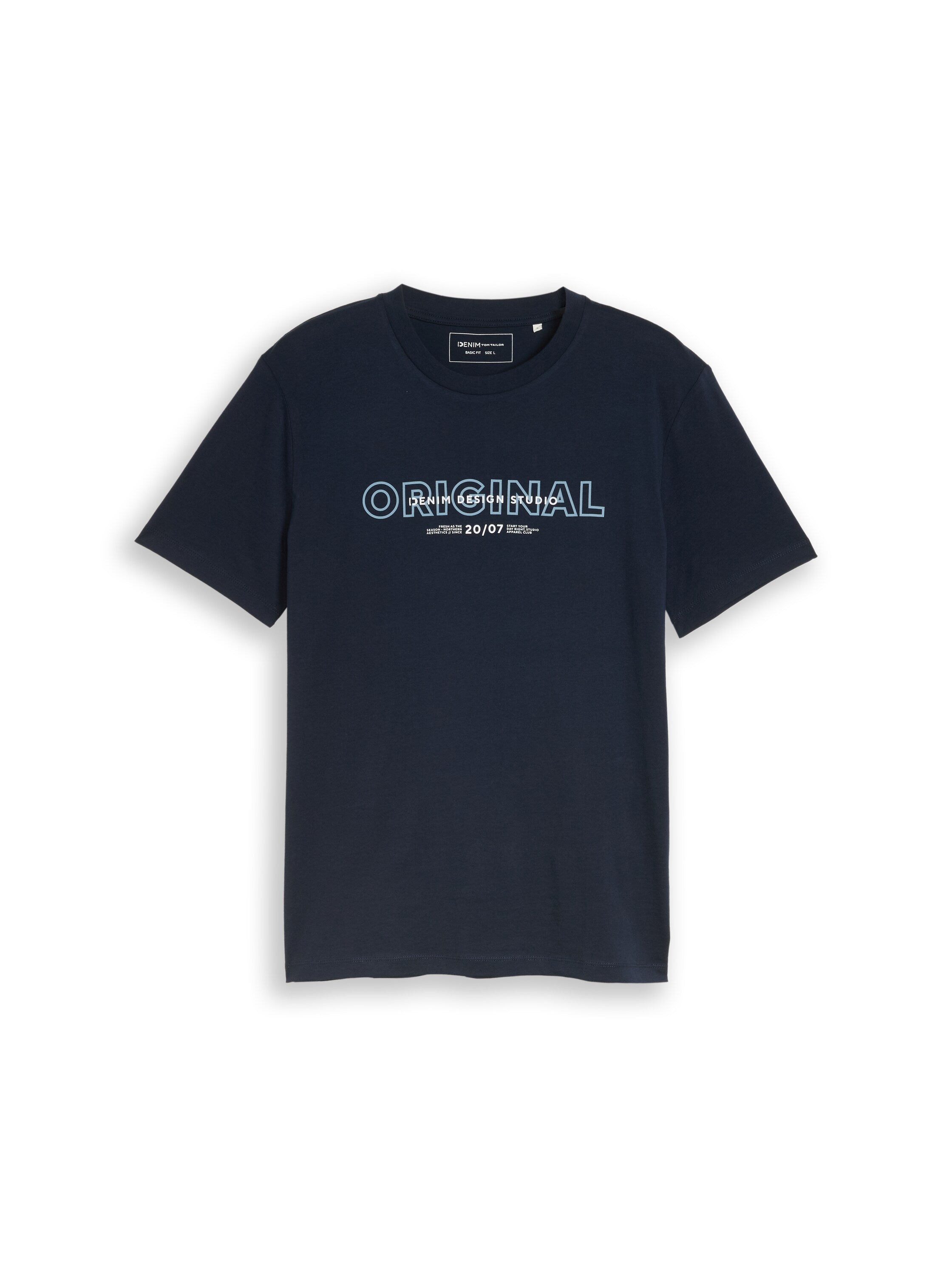 Tom Tailor Navy Short Sleeved T-Shirt
