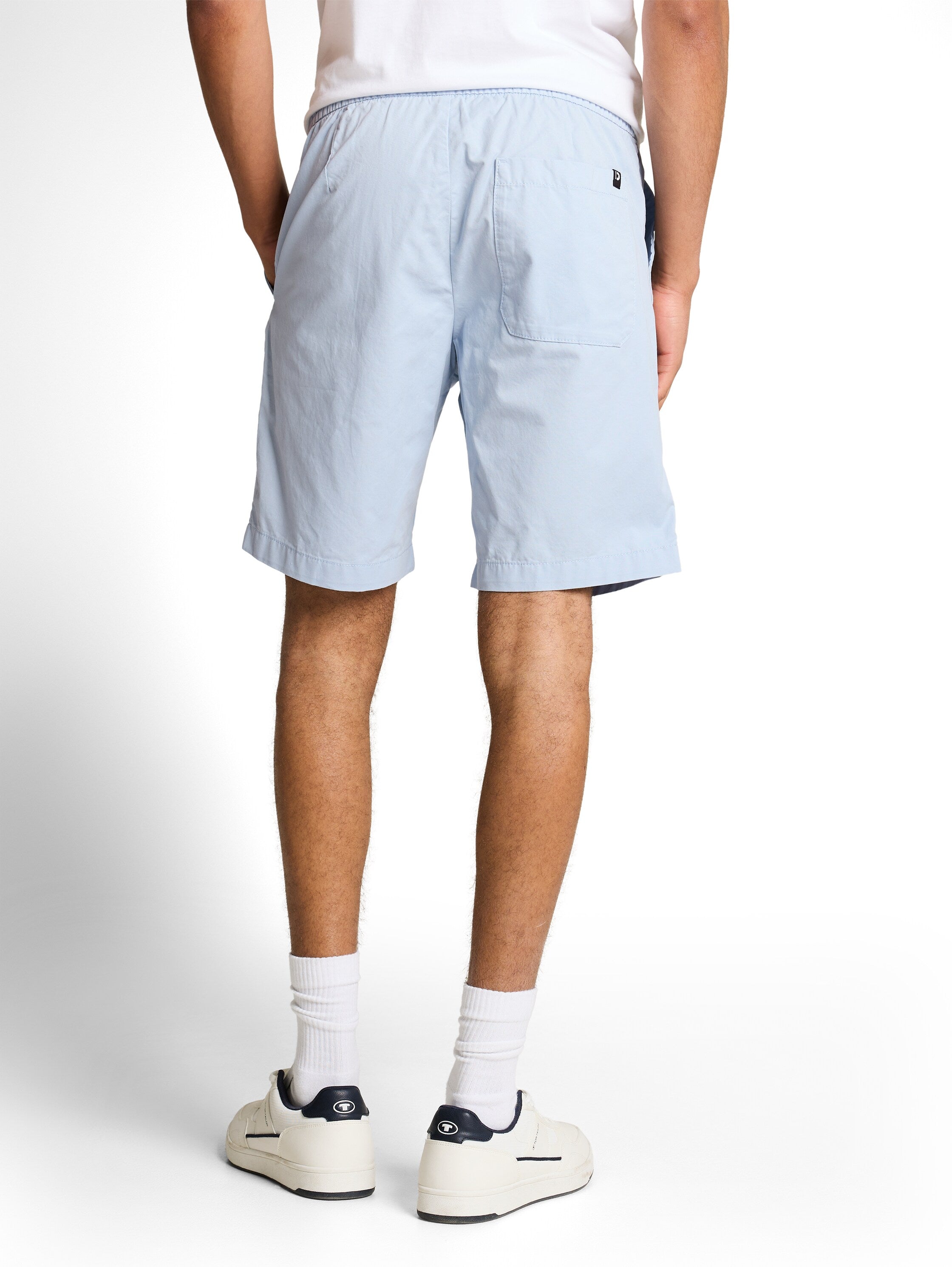 Tom Tailor Blue Cotton Shorts