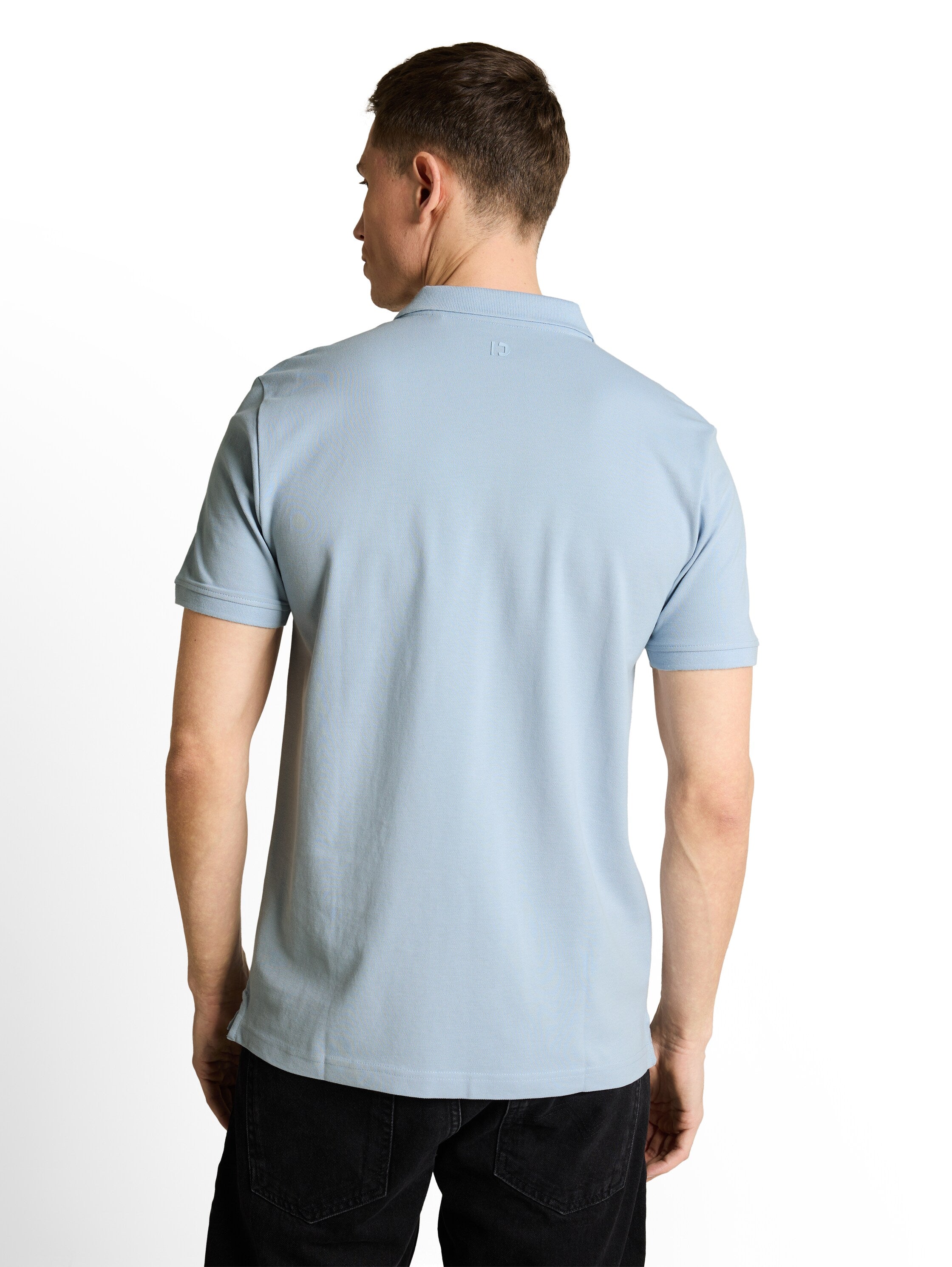 Tom Tailor Light Blue Cotton Piqué Polo Shirt