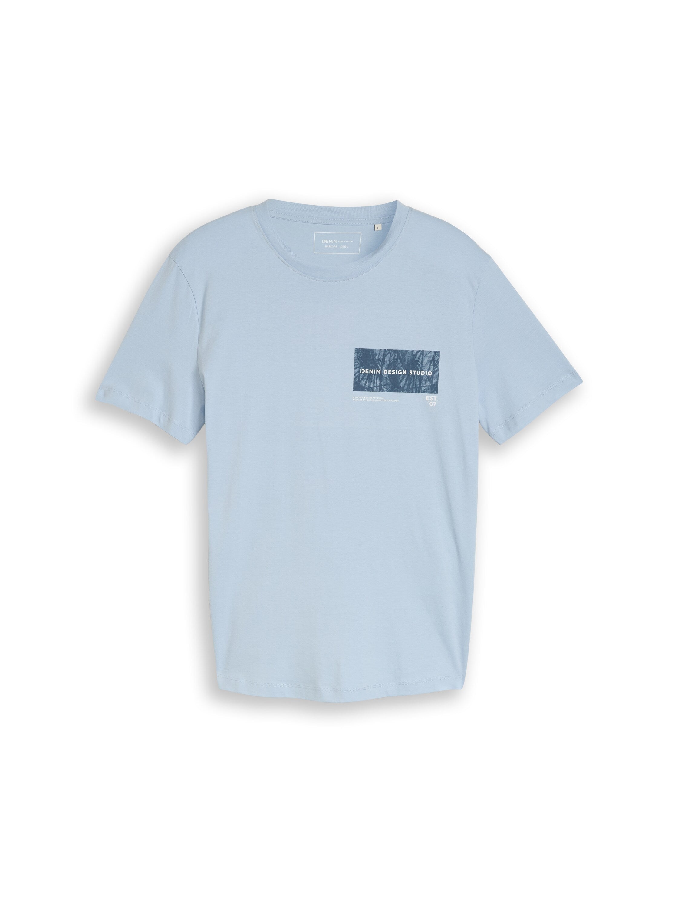 Tom Tailor Light Blue T-Shirt With Print
