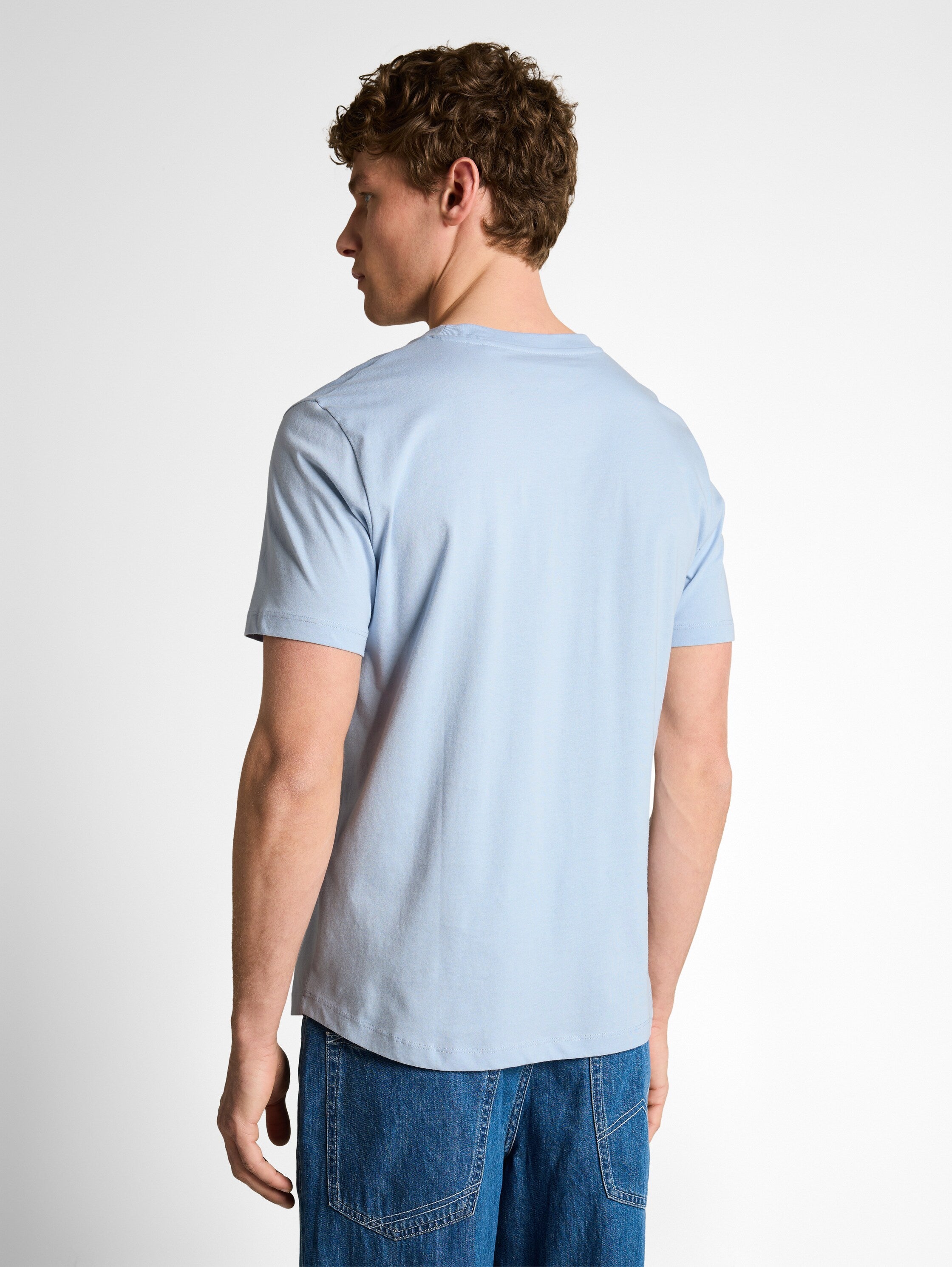 Tom Tailor Light Blue T-Shirt With Print