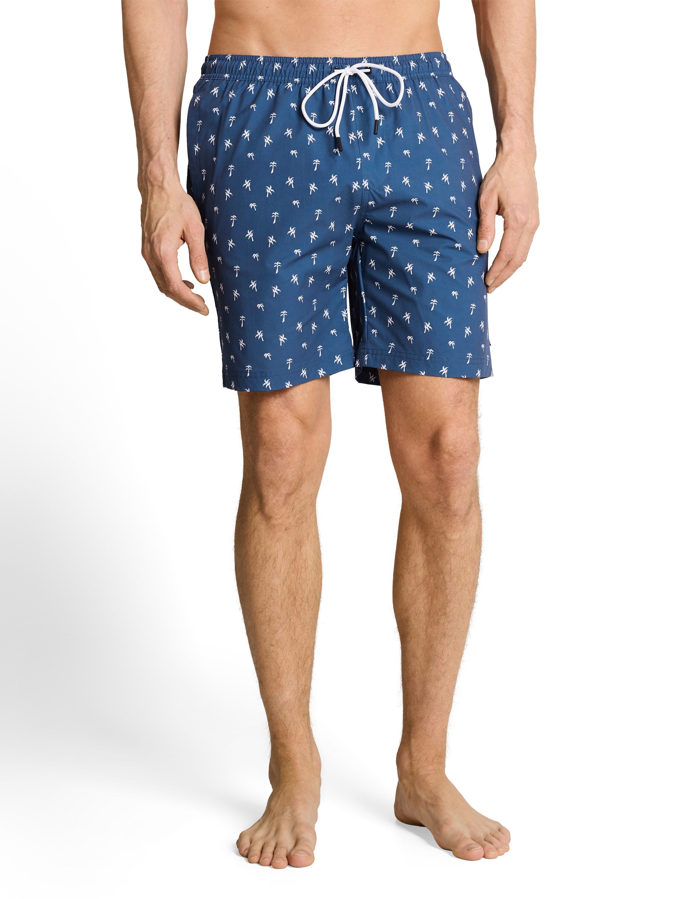 Tom Tailor Blue White Patterned Swim Shorts