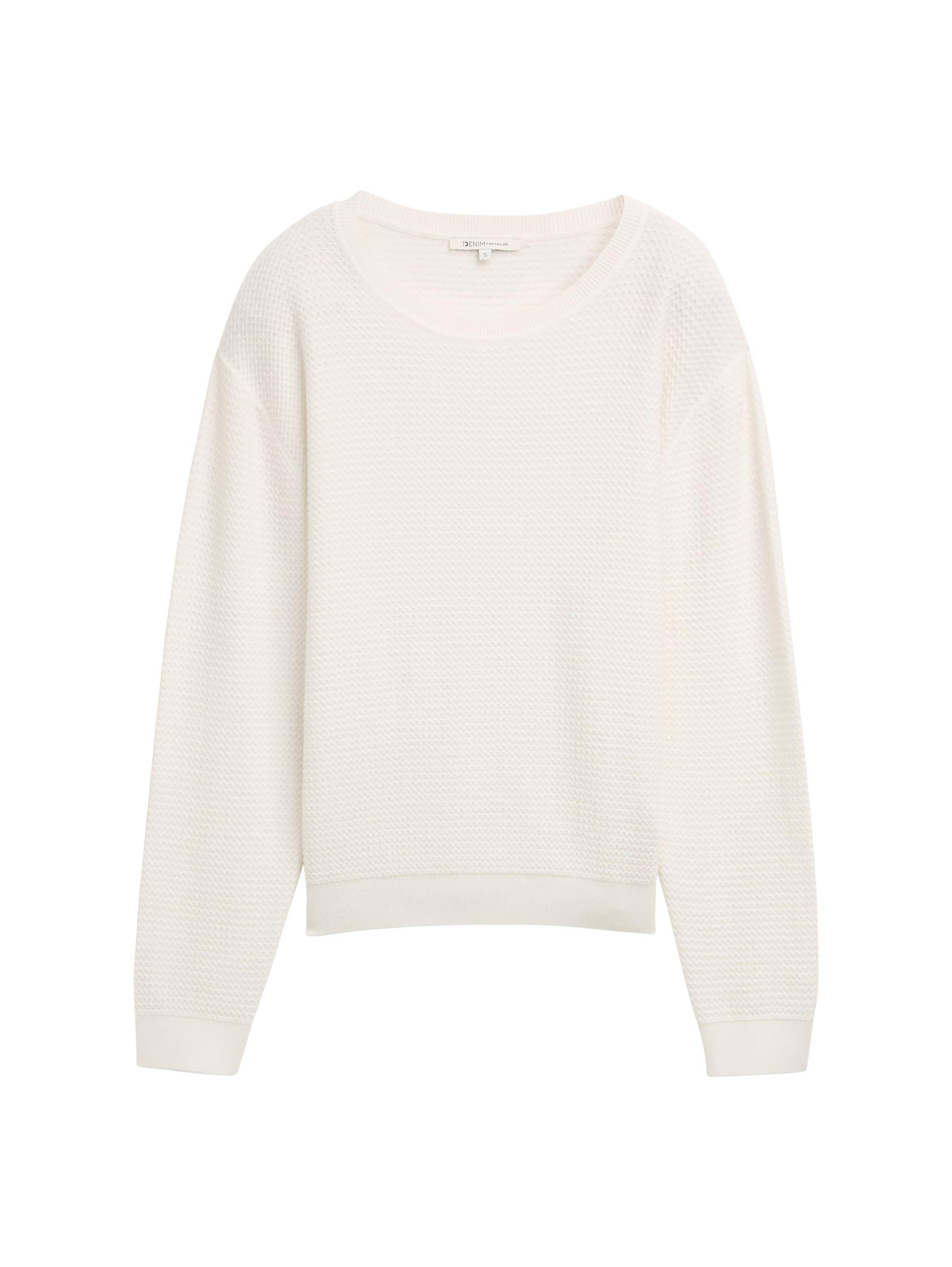 Tom Tailor Offwhite Simple Sweater