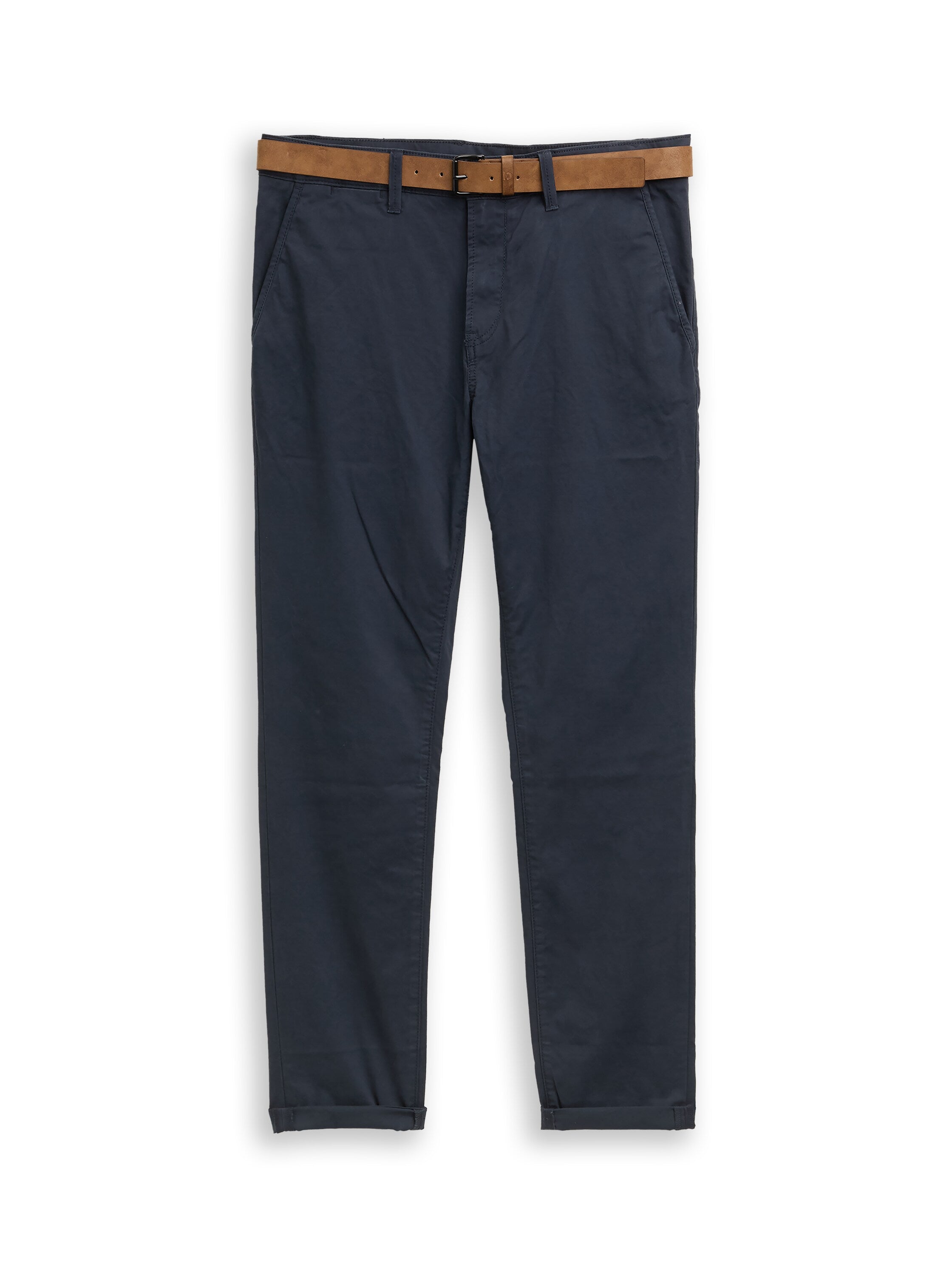 Tom Tailor Navy Chino With Zipper To Close