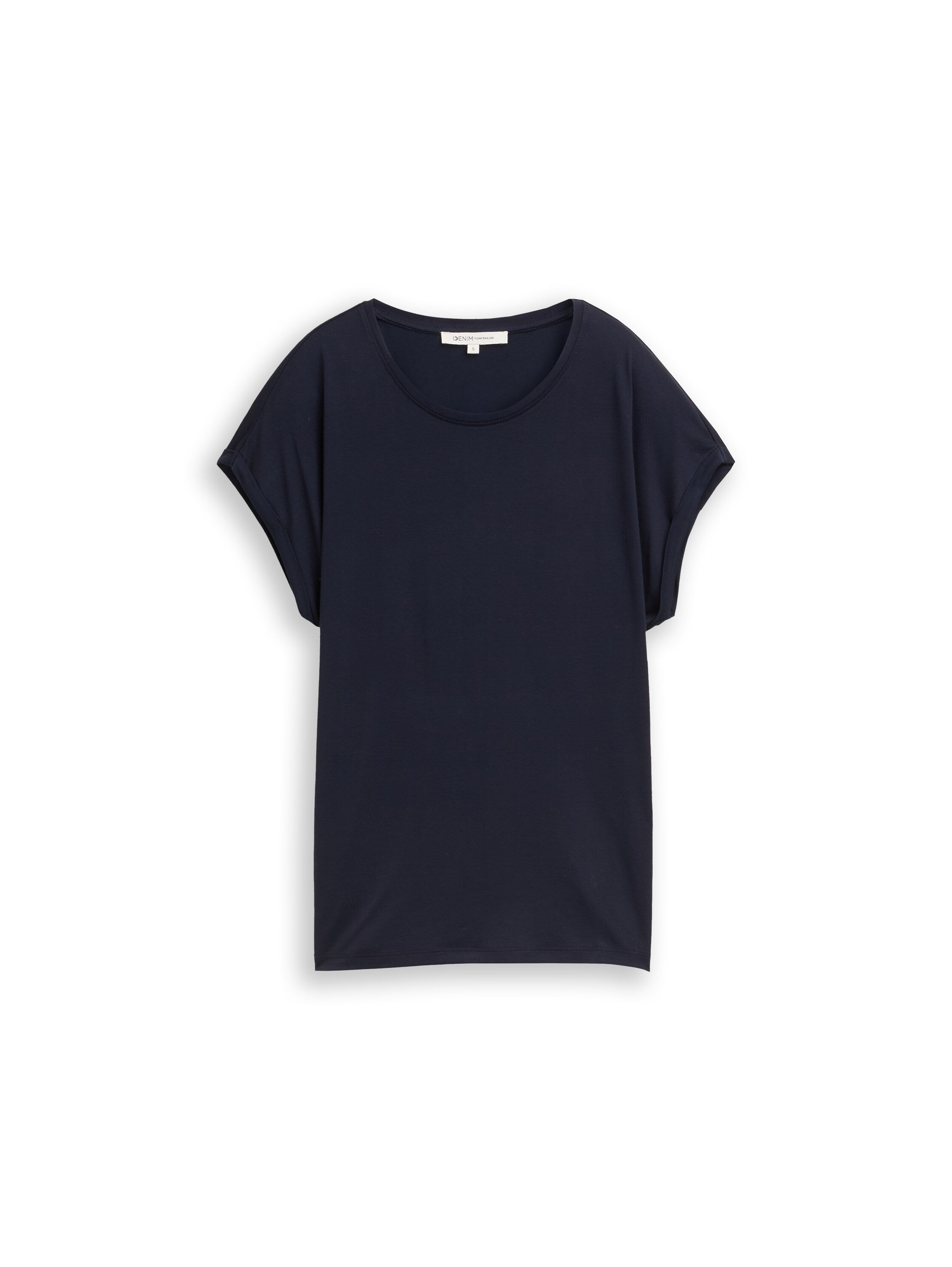 Tom Tailor Navy Plain Loose-Fit T-Shirt