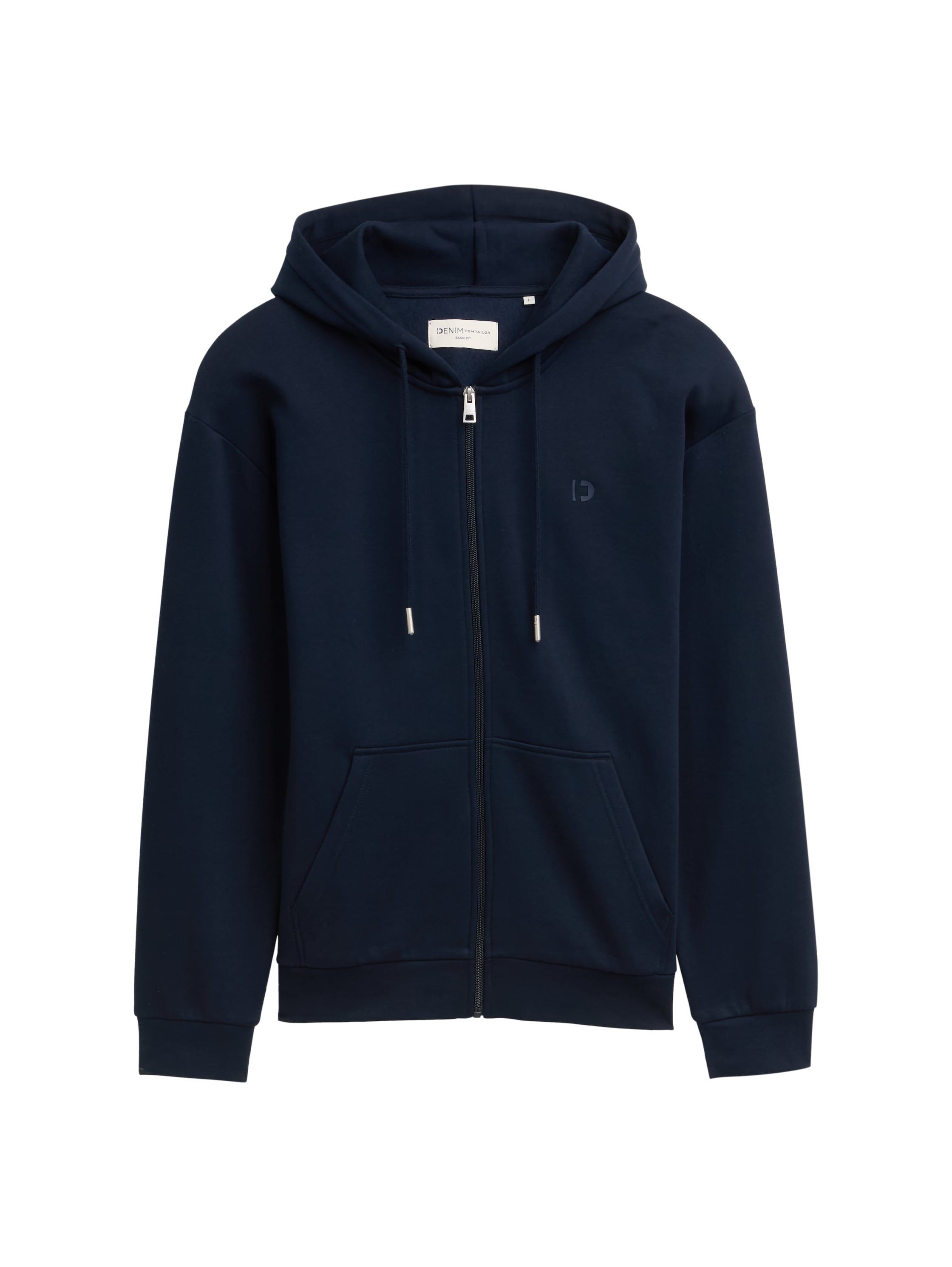 Tom Tailor Navy Jacket With Logo Print