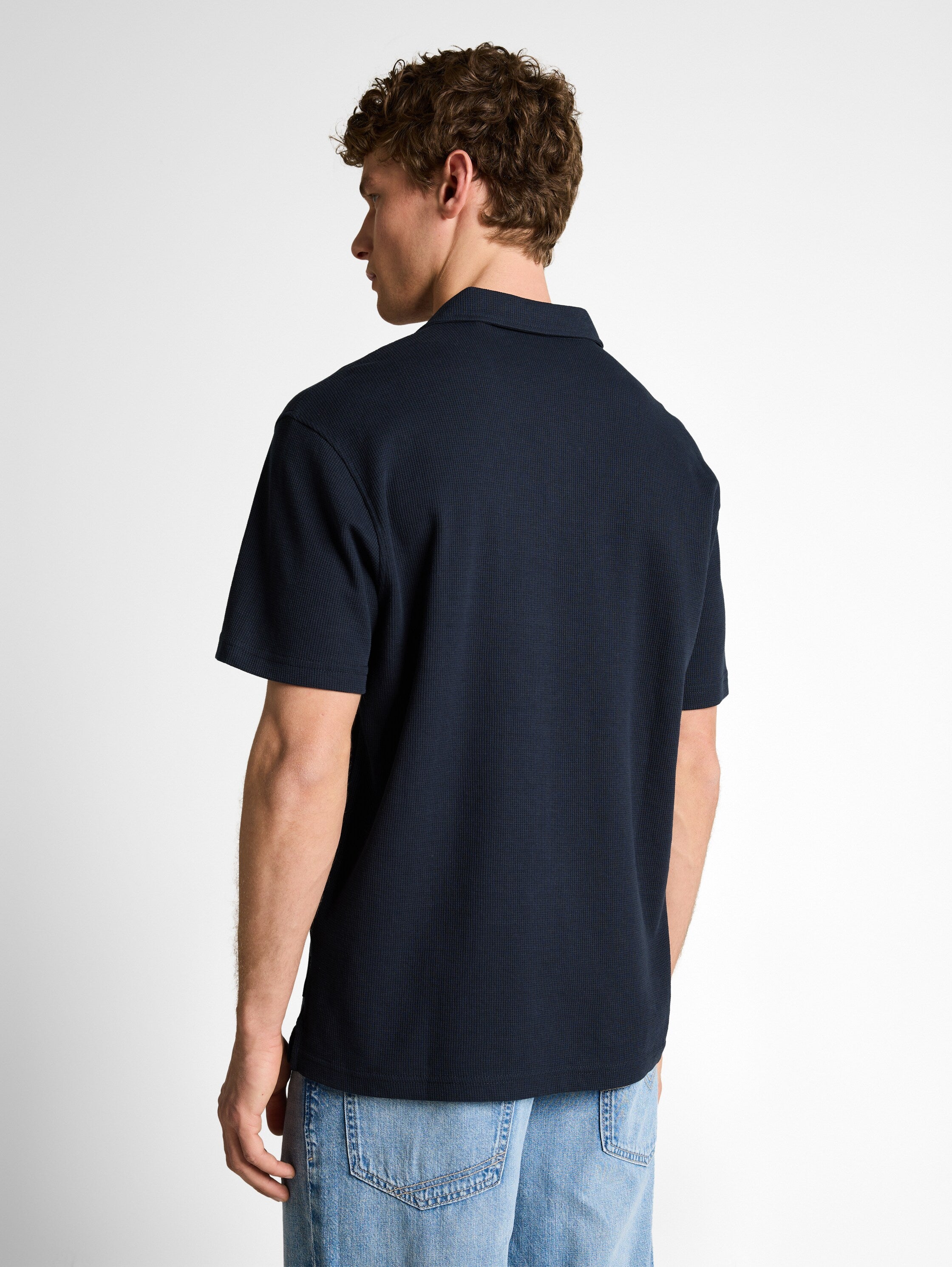 Tom Tailor Dark Navy Short Sleeved Polo