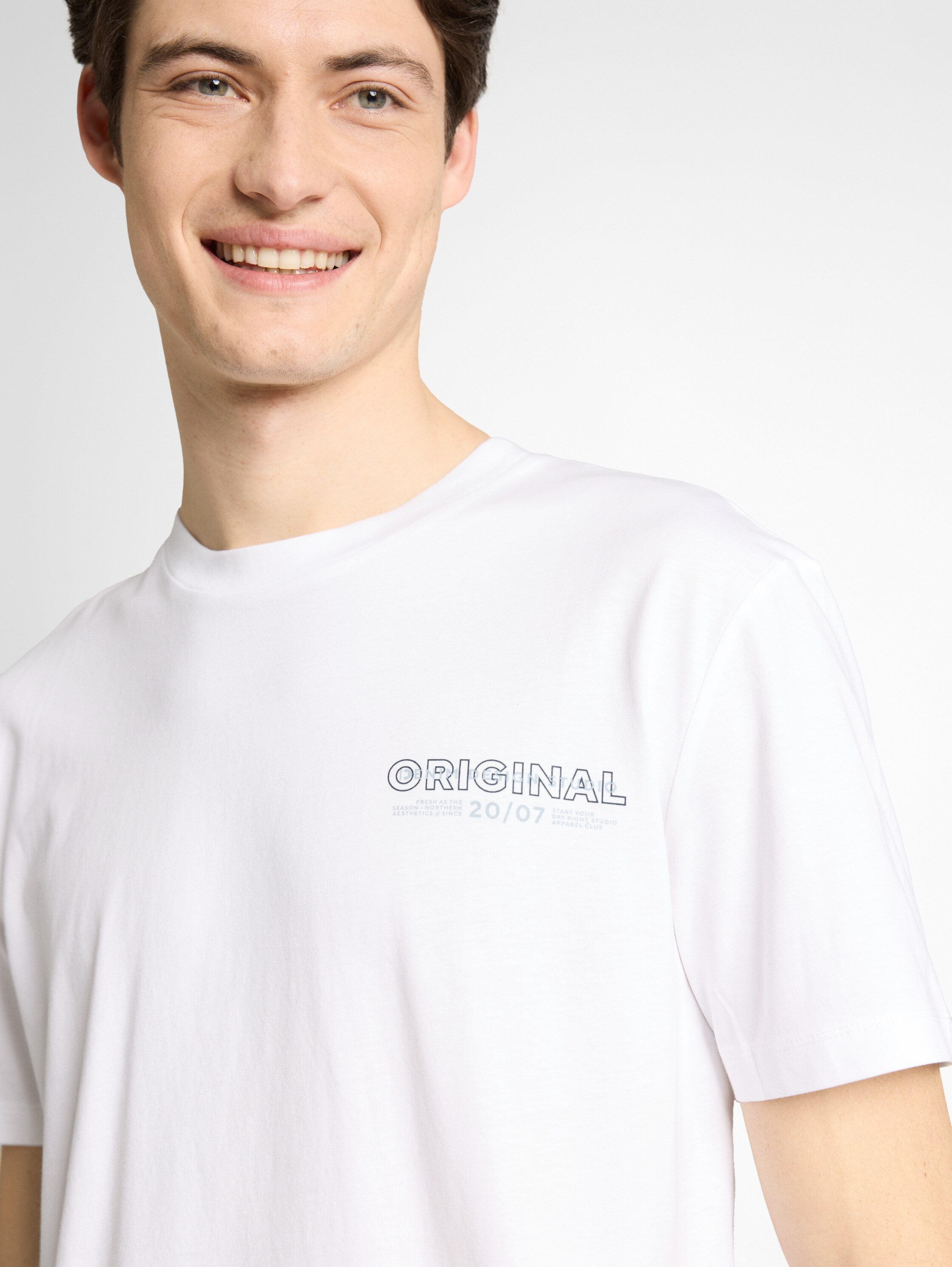 Tom Tailor White Short Sleeved T-Shirt