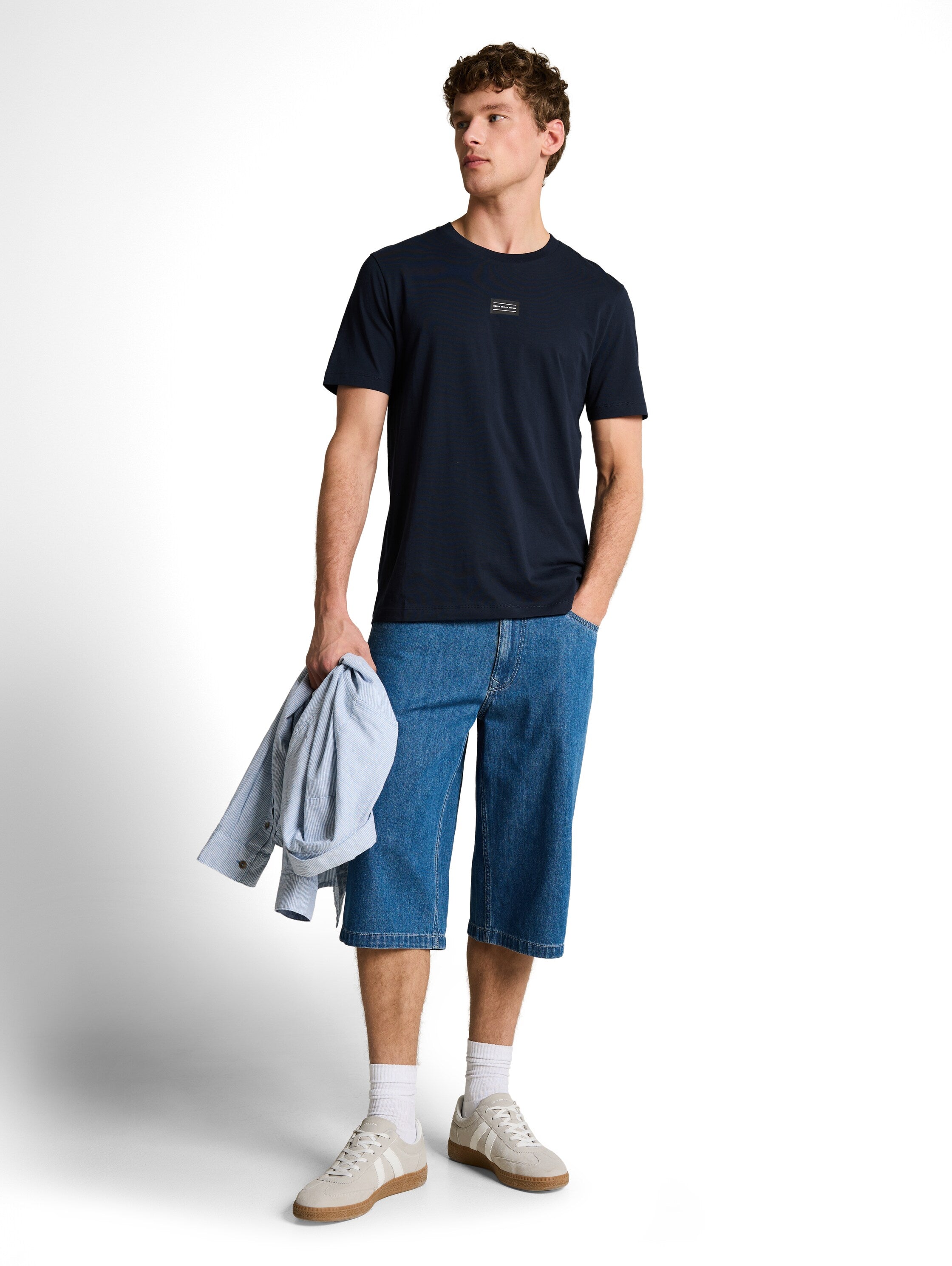 Tom Tailor Navy Short Sleeved T-Shirt