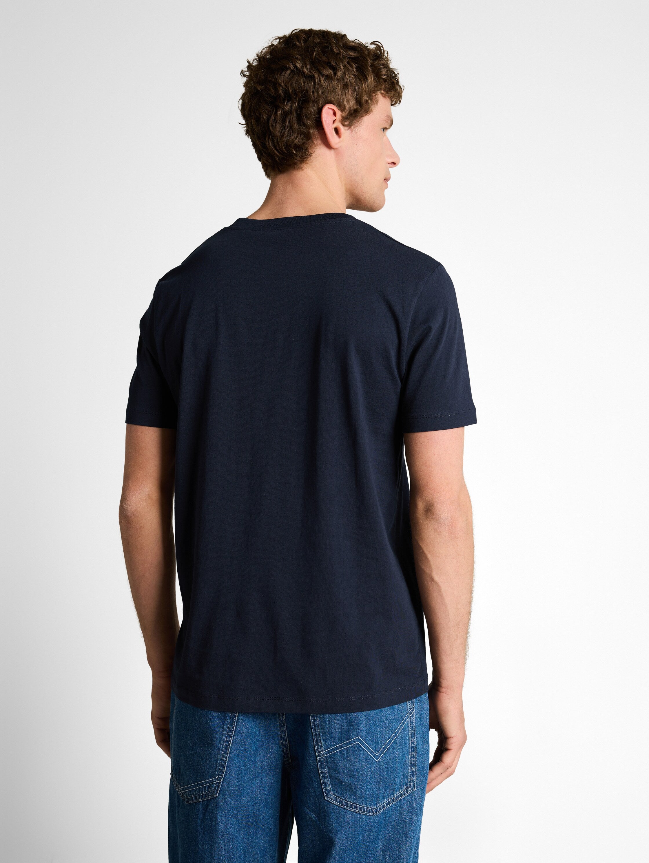 Tom Tailor Navy Short Sleeved T-Shirt