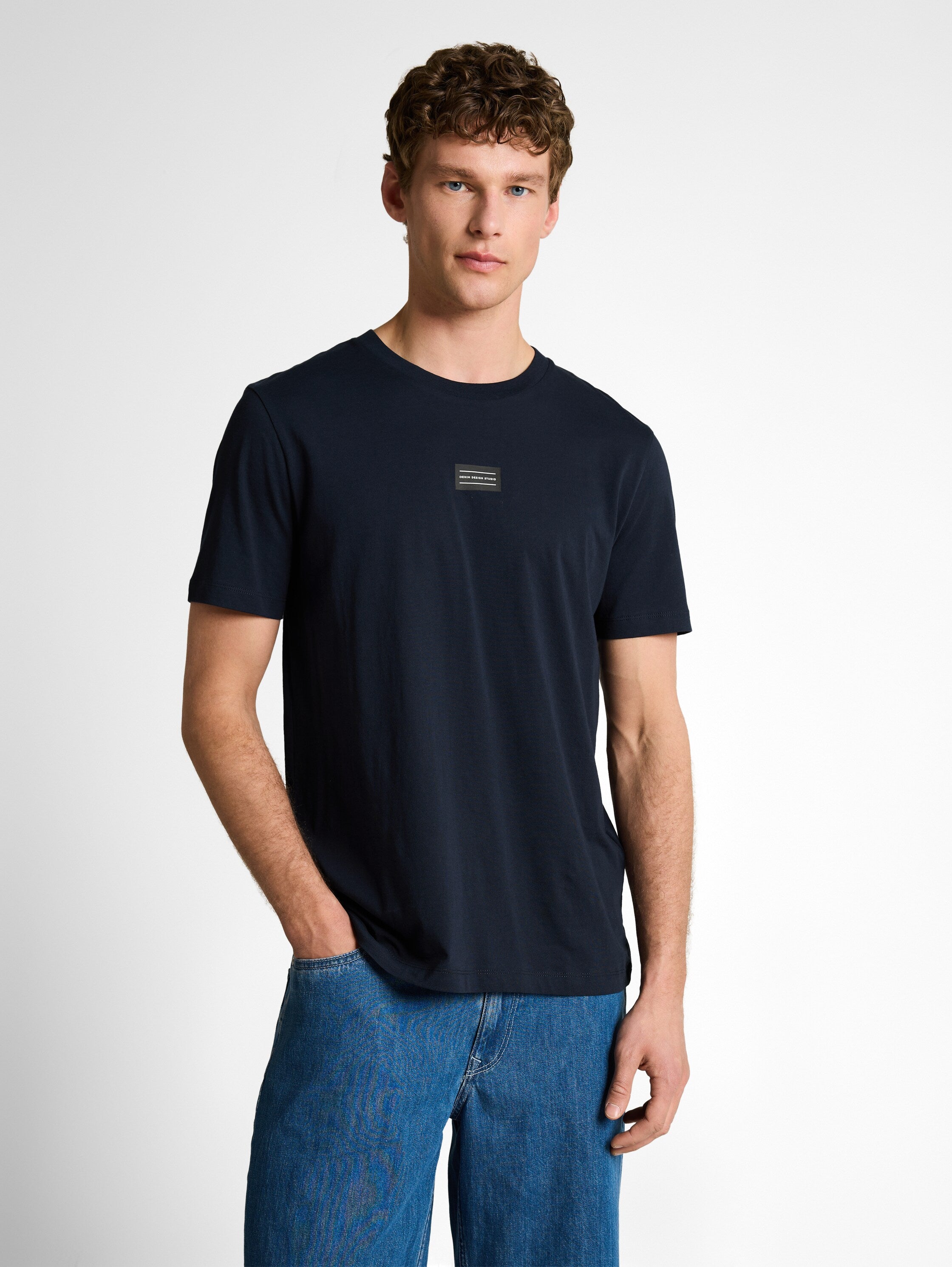 Tom Tailor Navy Short Sleeved T-Shirt