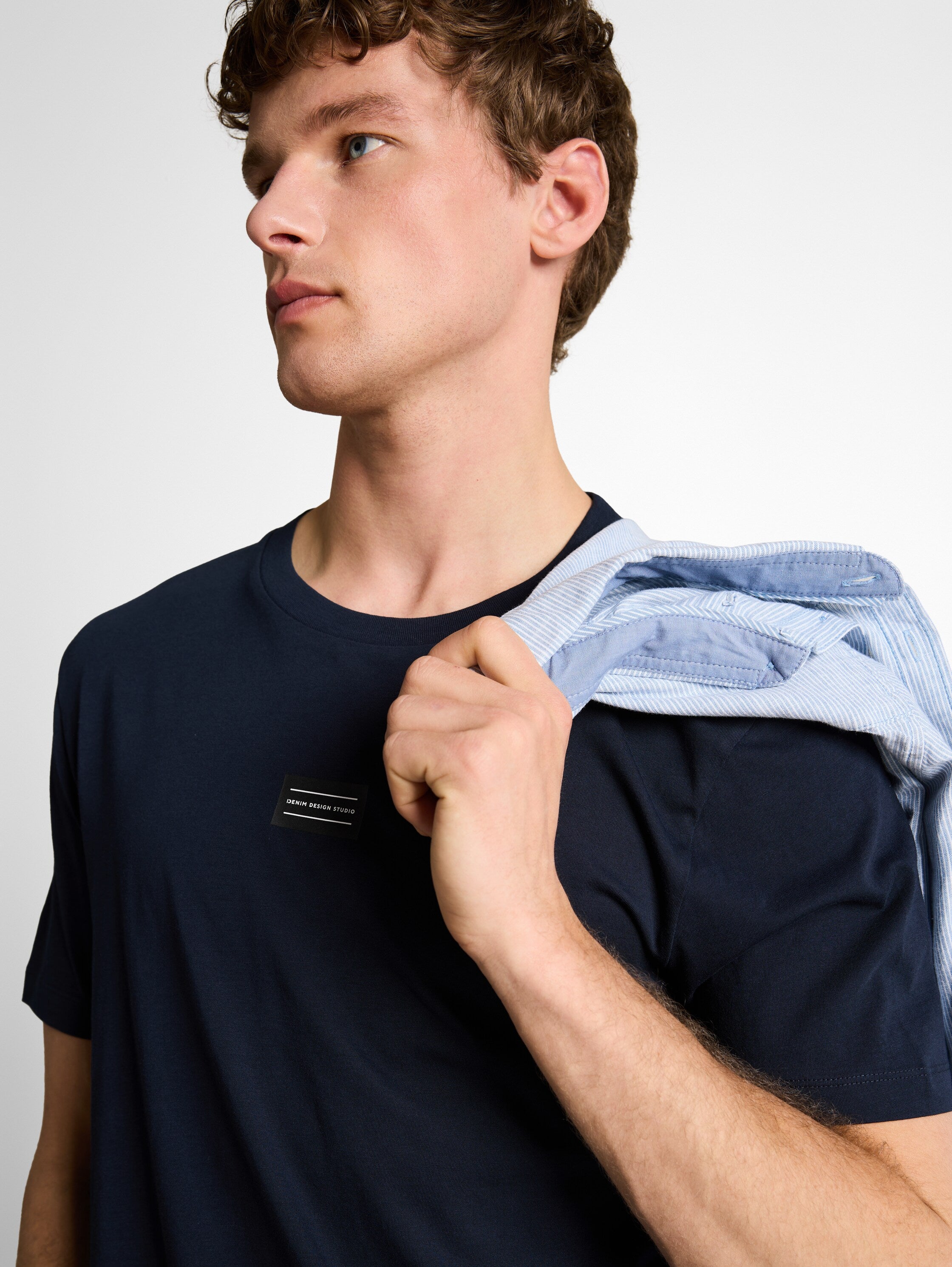 Tom Tailor Navy Short Sleeved T-Shirt