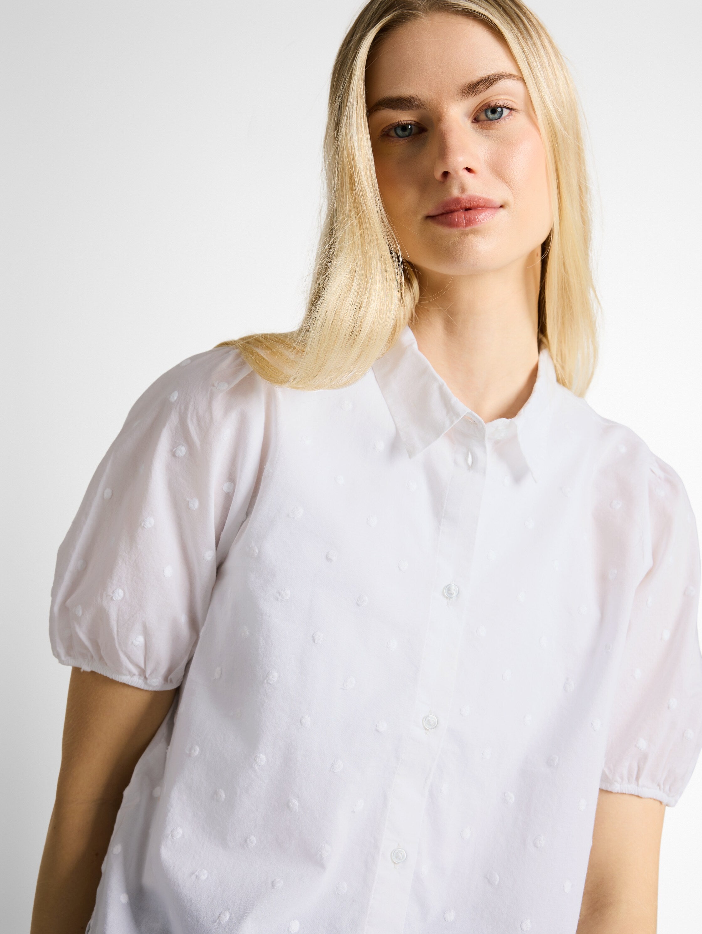 Tom Tailor White Blouse With Embroidery