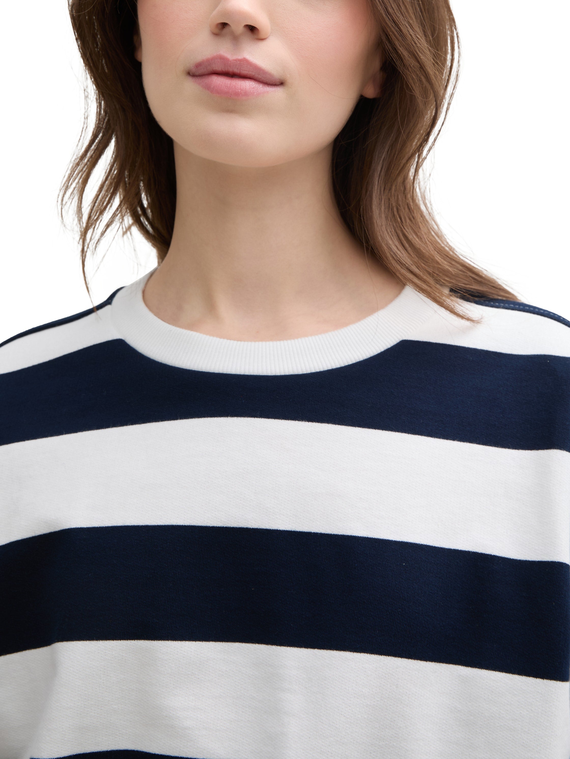 Tom Tailor Long Sleeve Striped Sweater