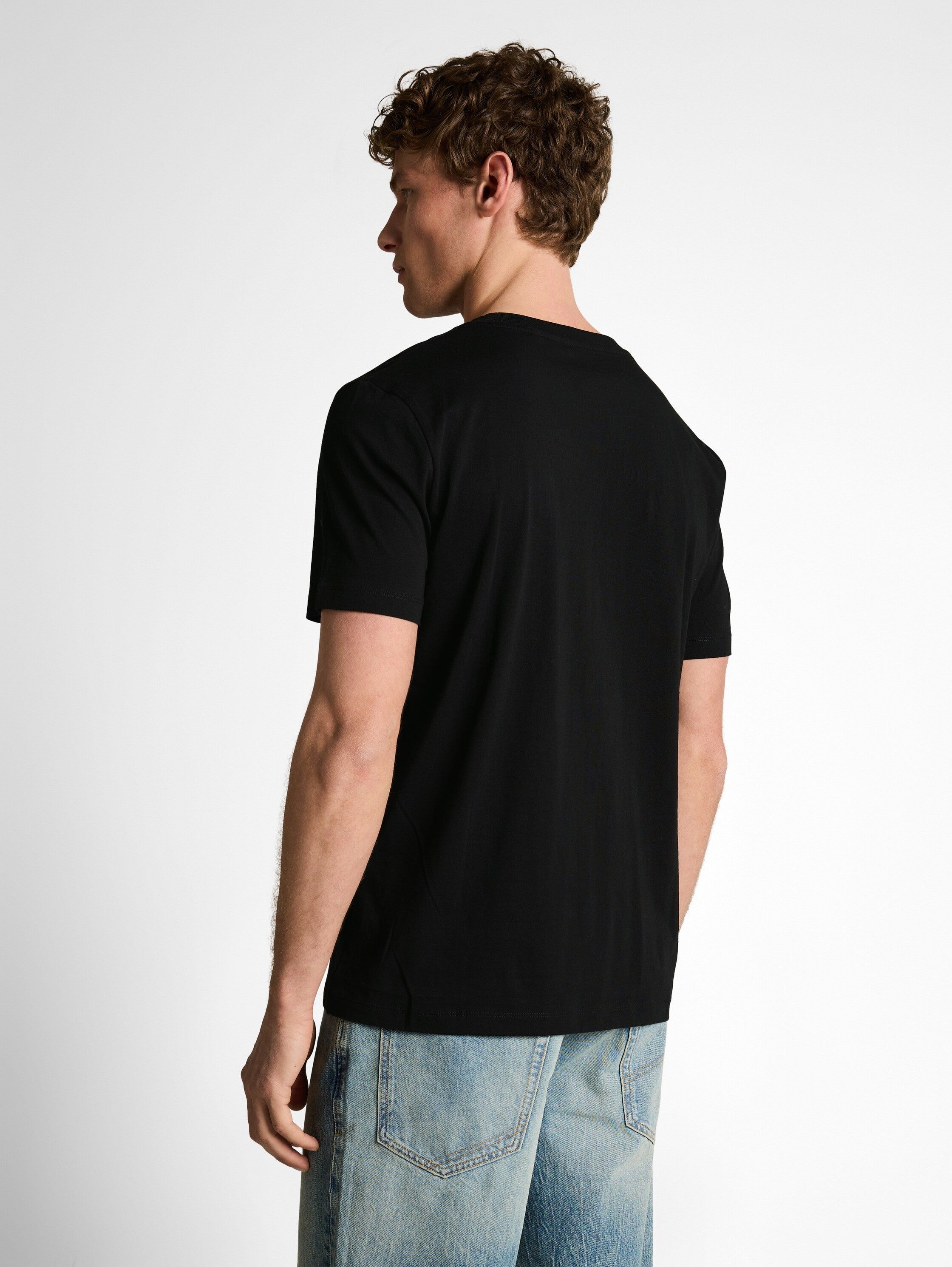 Tom Tailor Black Short Sleeved T-Shirt