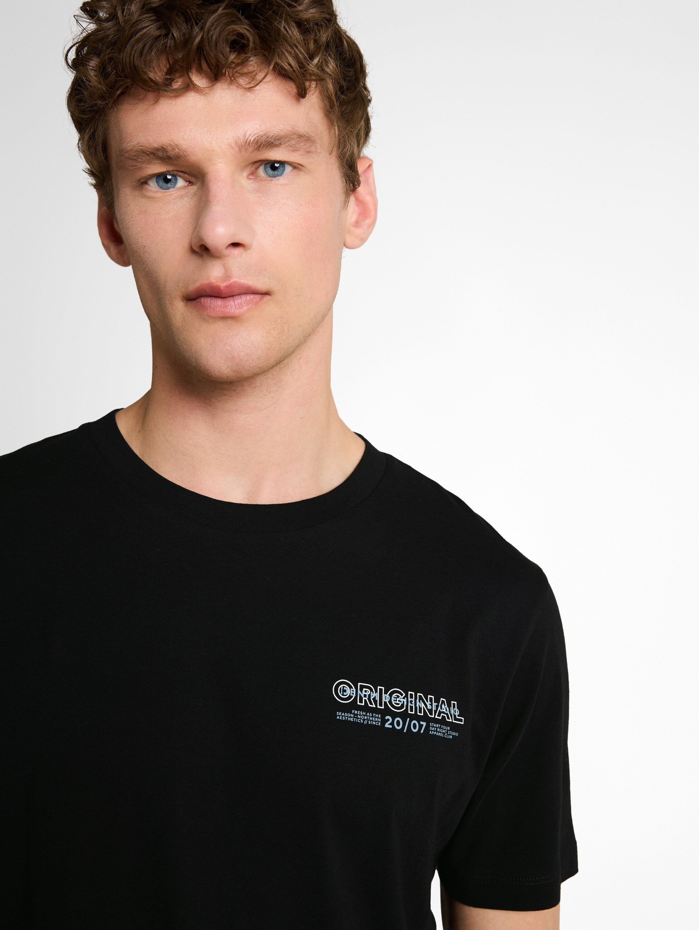 Tom Tailor Black Short Sleeved T-Shirt