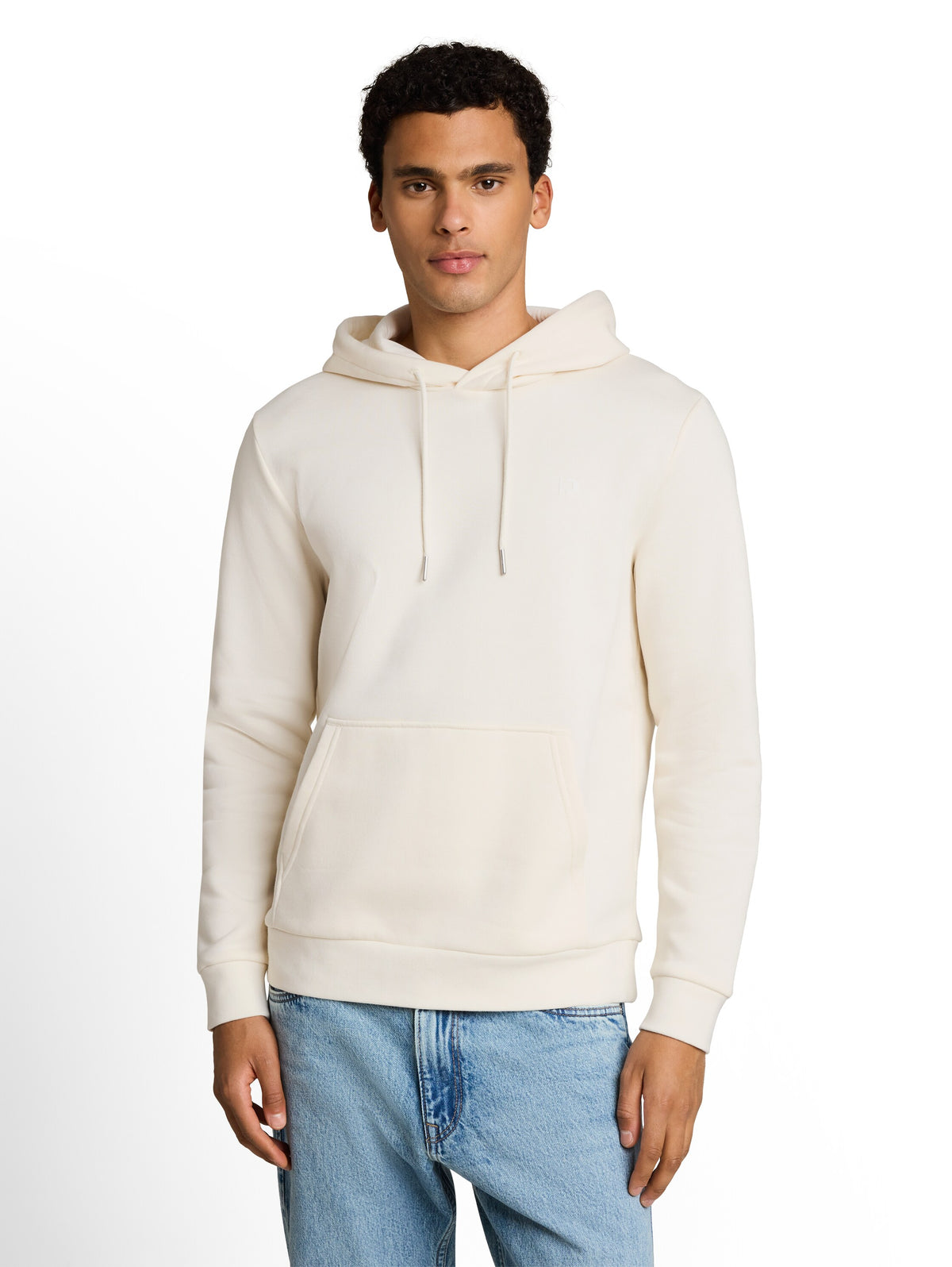 Tom Tailor White Basic Hoodie
