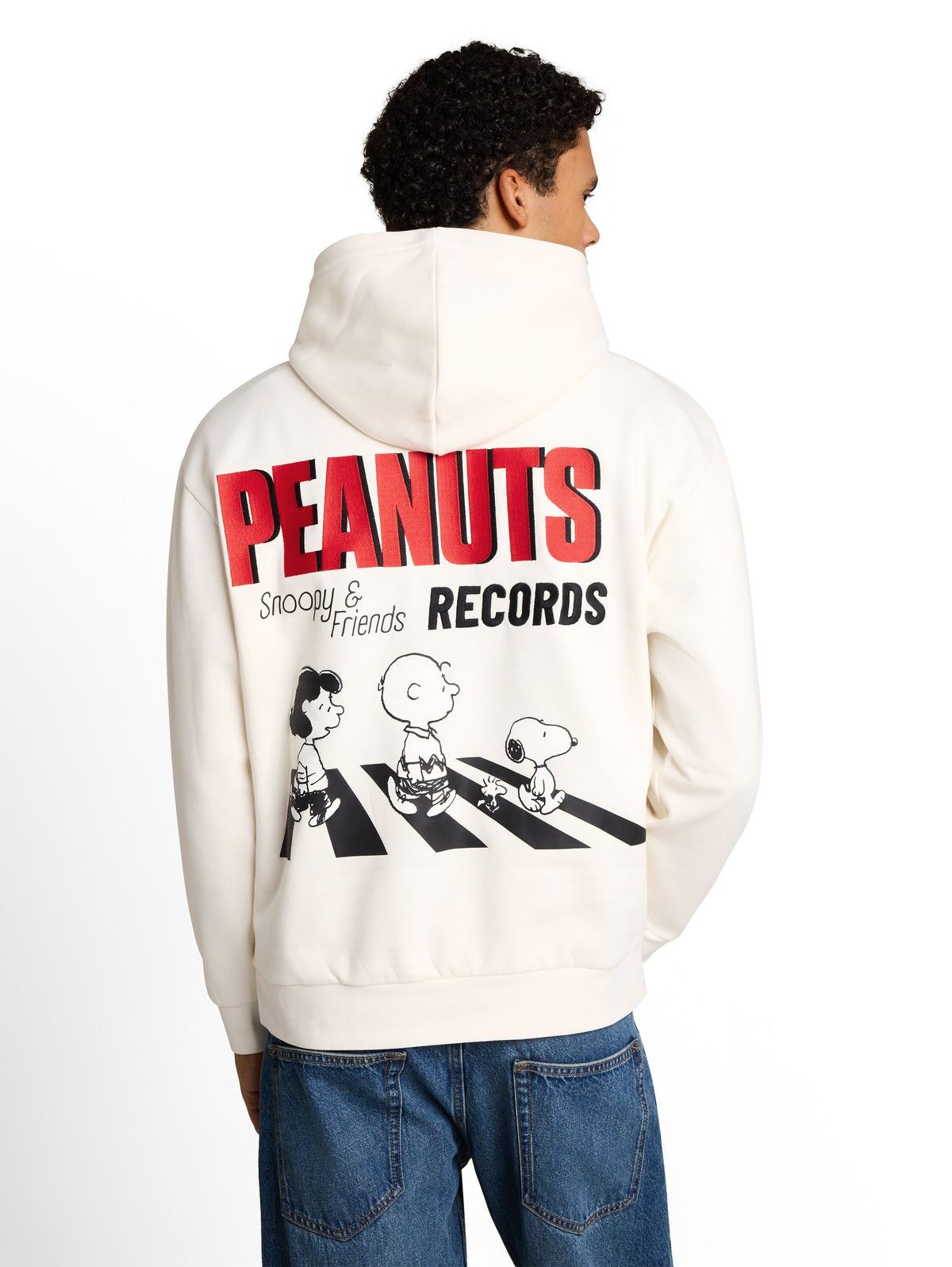 Tom Tailor White Relaxed-Fit Hoodie