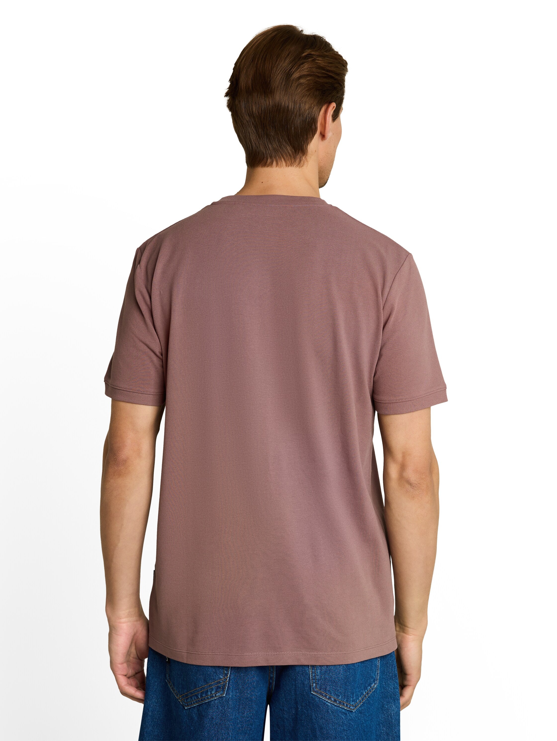Tom Tailor Rose Taupe Basic Plain T-Shirt