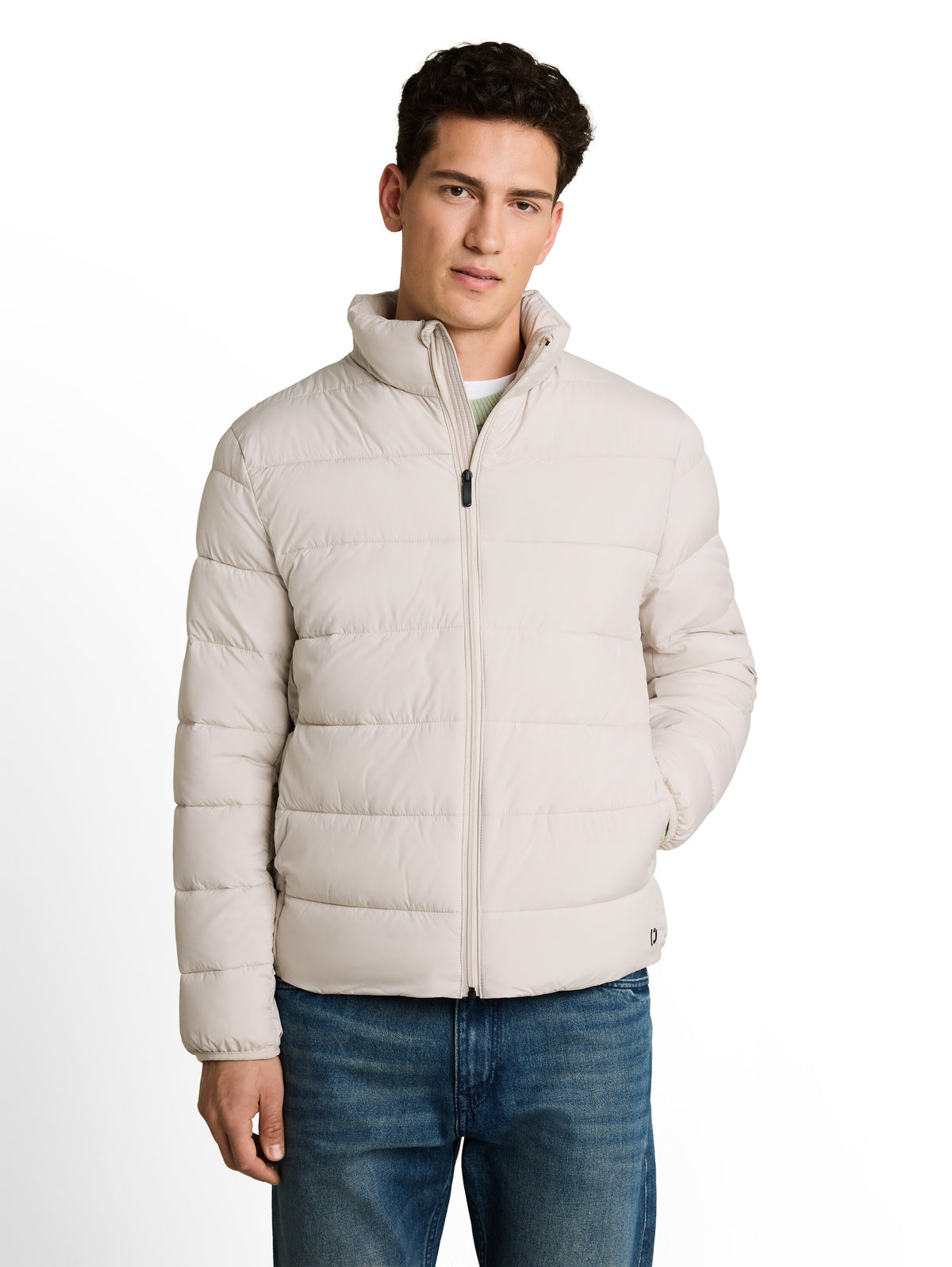 Tom Tailor Dusty Beige Casual Long Sleeved Modern Jacket