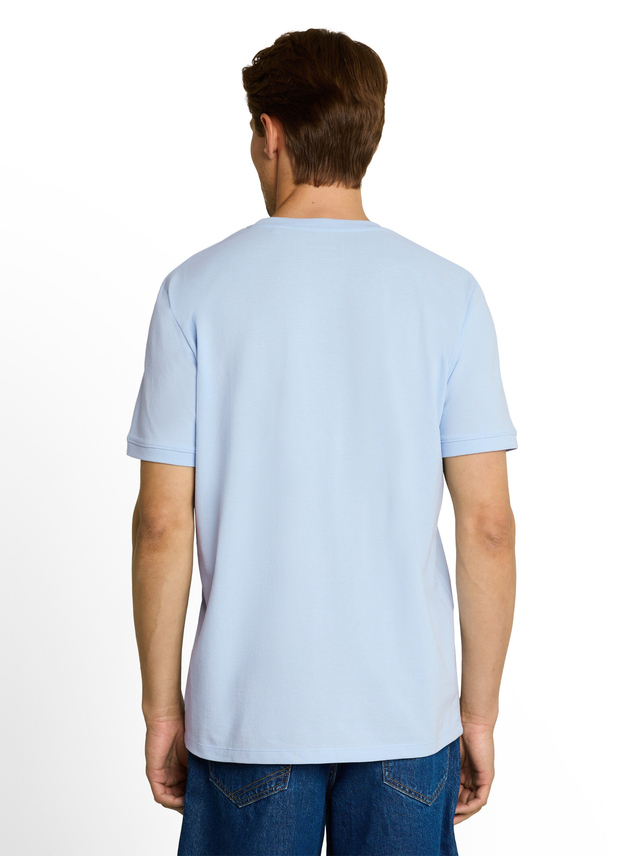 Tom Tailor Blue Basic Plain T-Shirt