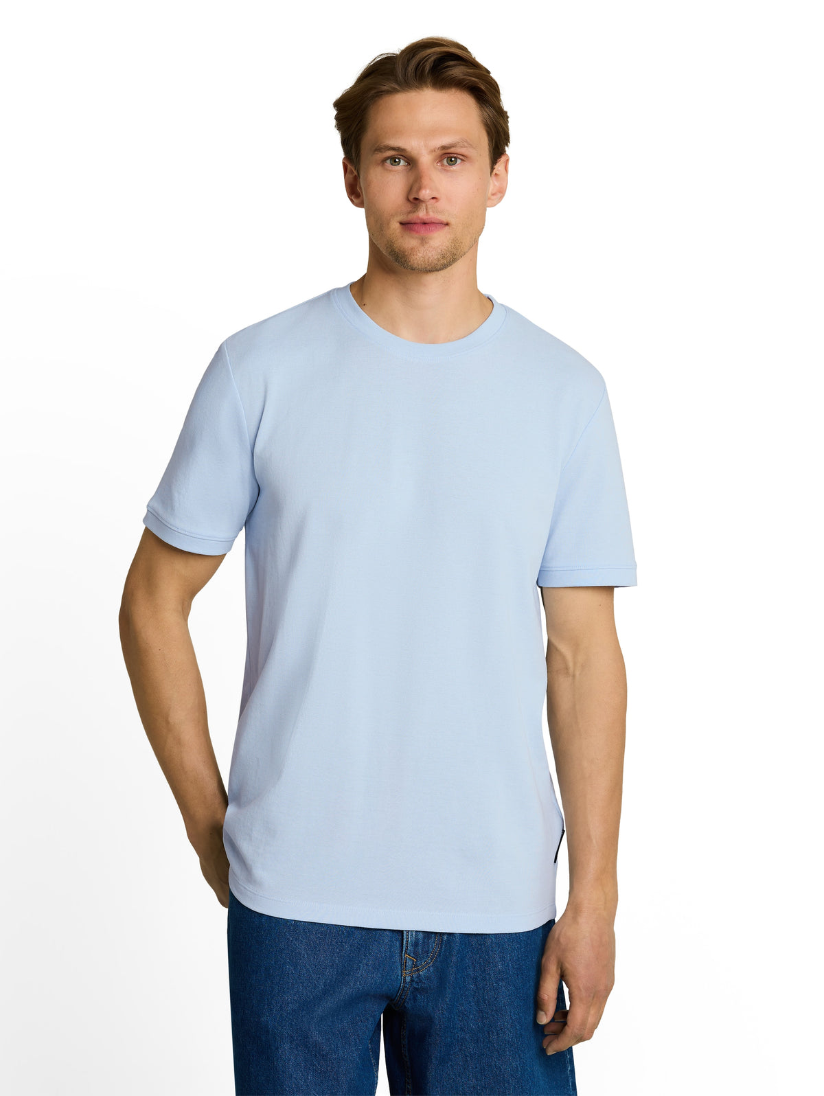 Tom Tailor Blue Basic Plain T-Shirt