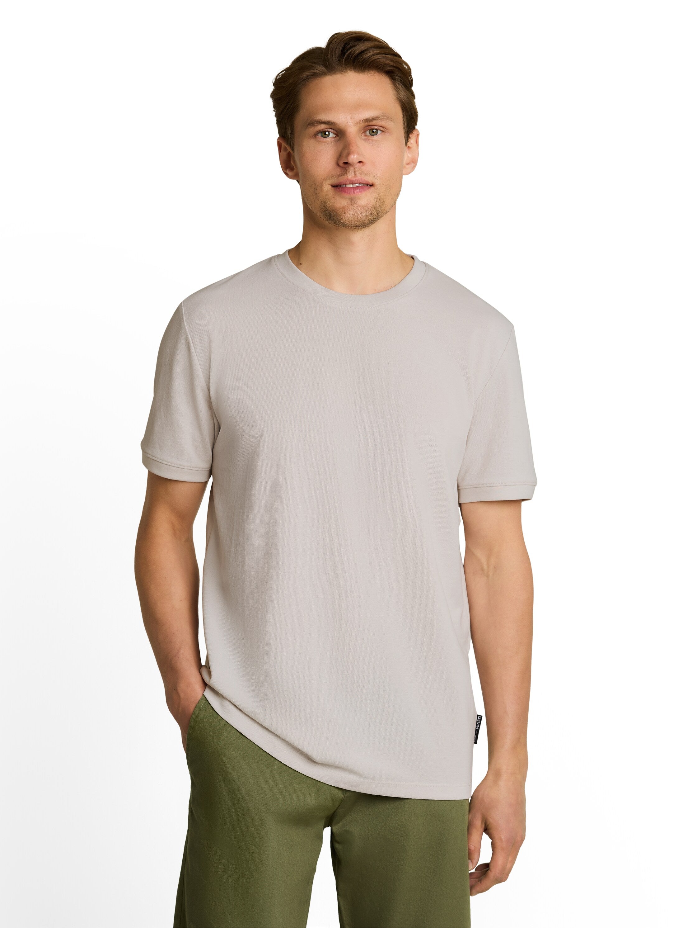 Tom Tailor Clouds Grey Basic Plain T-Shirt
