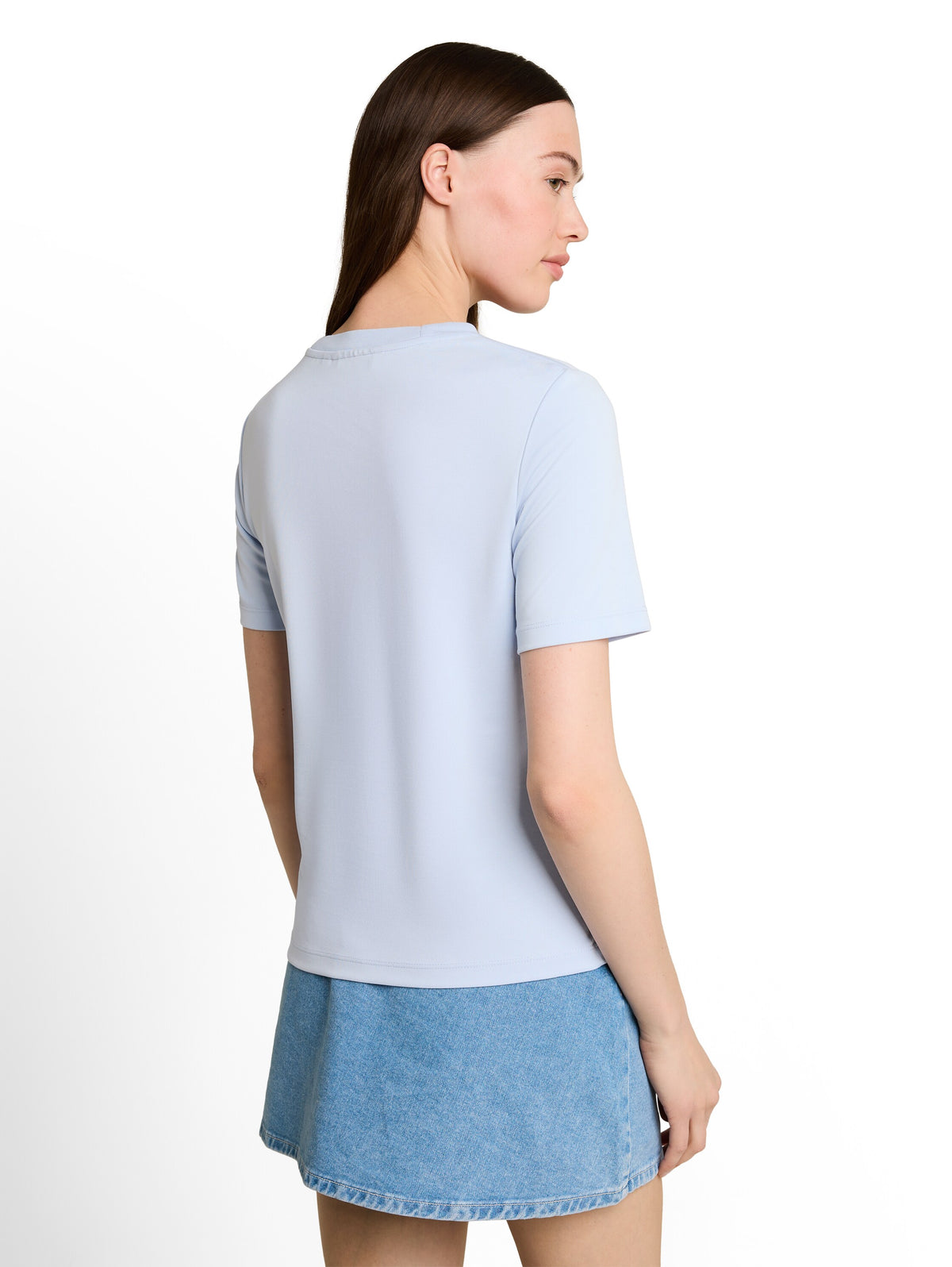 Tom Tailor Light Blue Basic Loose Fit Dusty T-Shirt