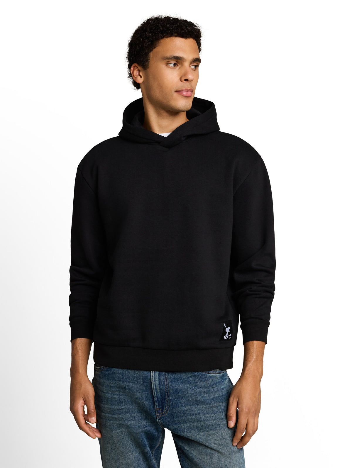 Tom Tailor Black Relaxed-Fit Hoodie