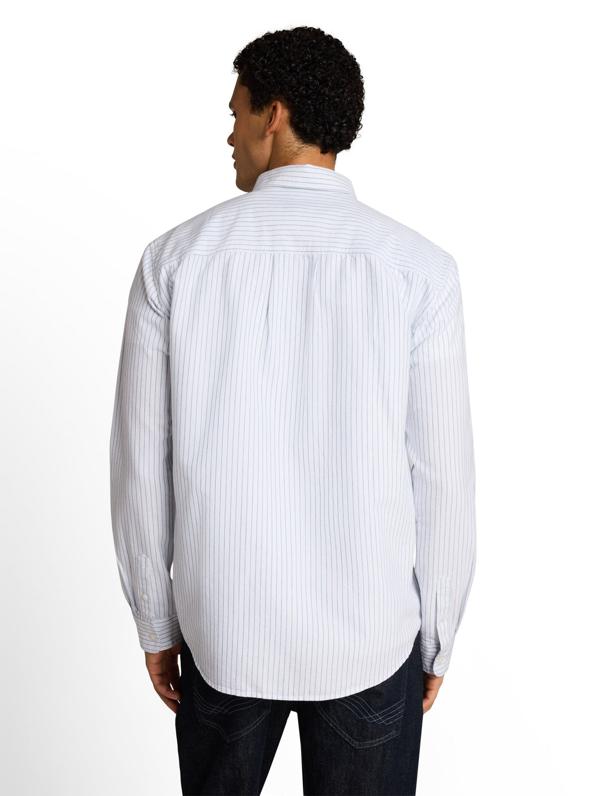 Tom Tailor Relaxed Fit Light Blue Shirt with Striped Design