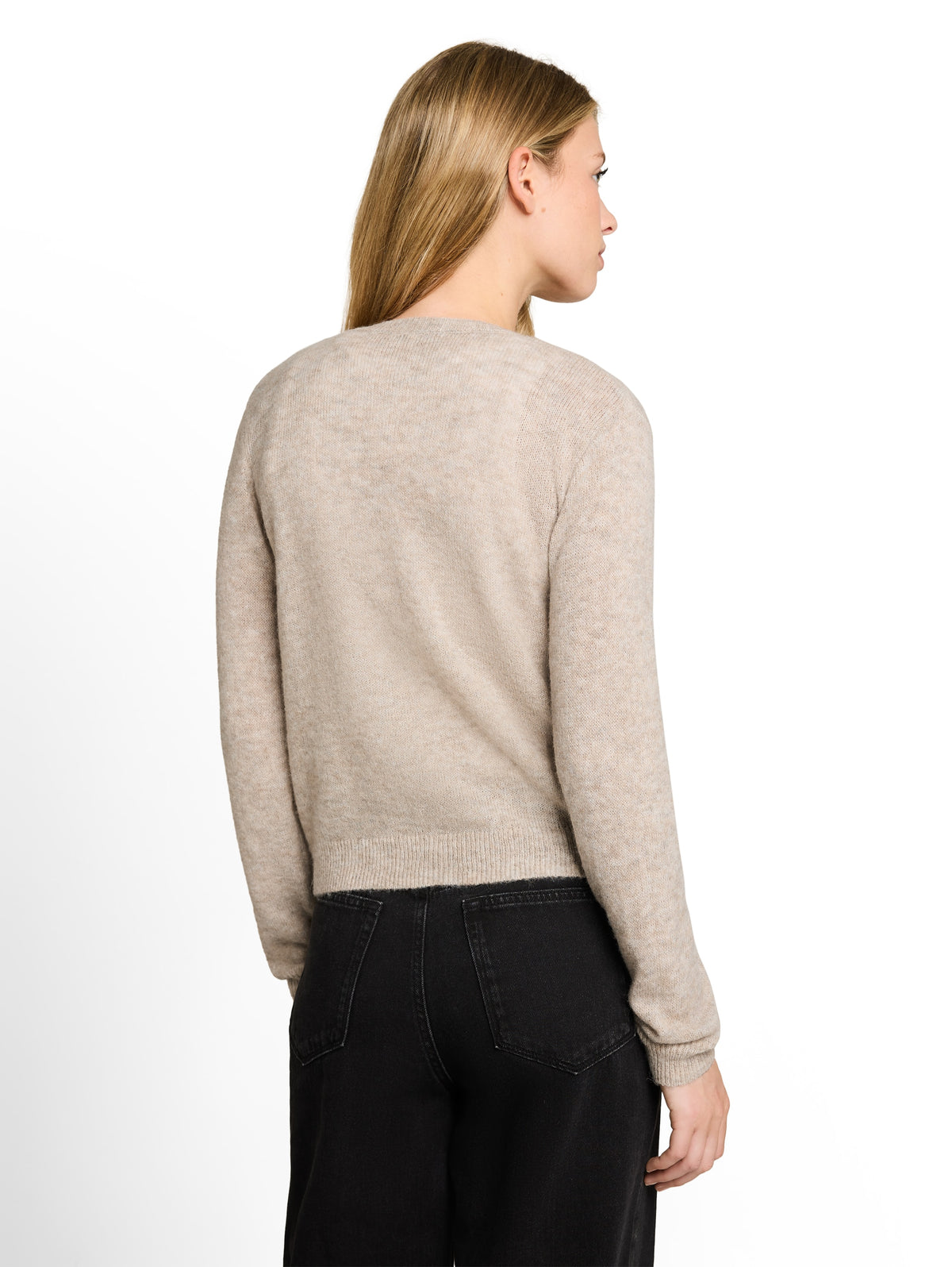 Tom Tailor Beige Cardigan With Alpaca Blend