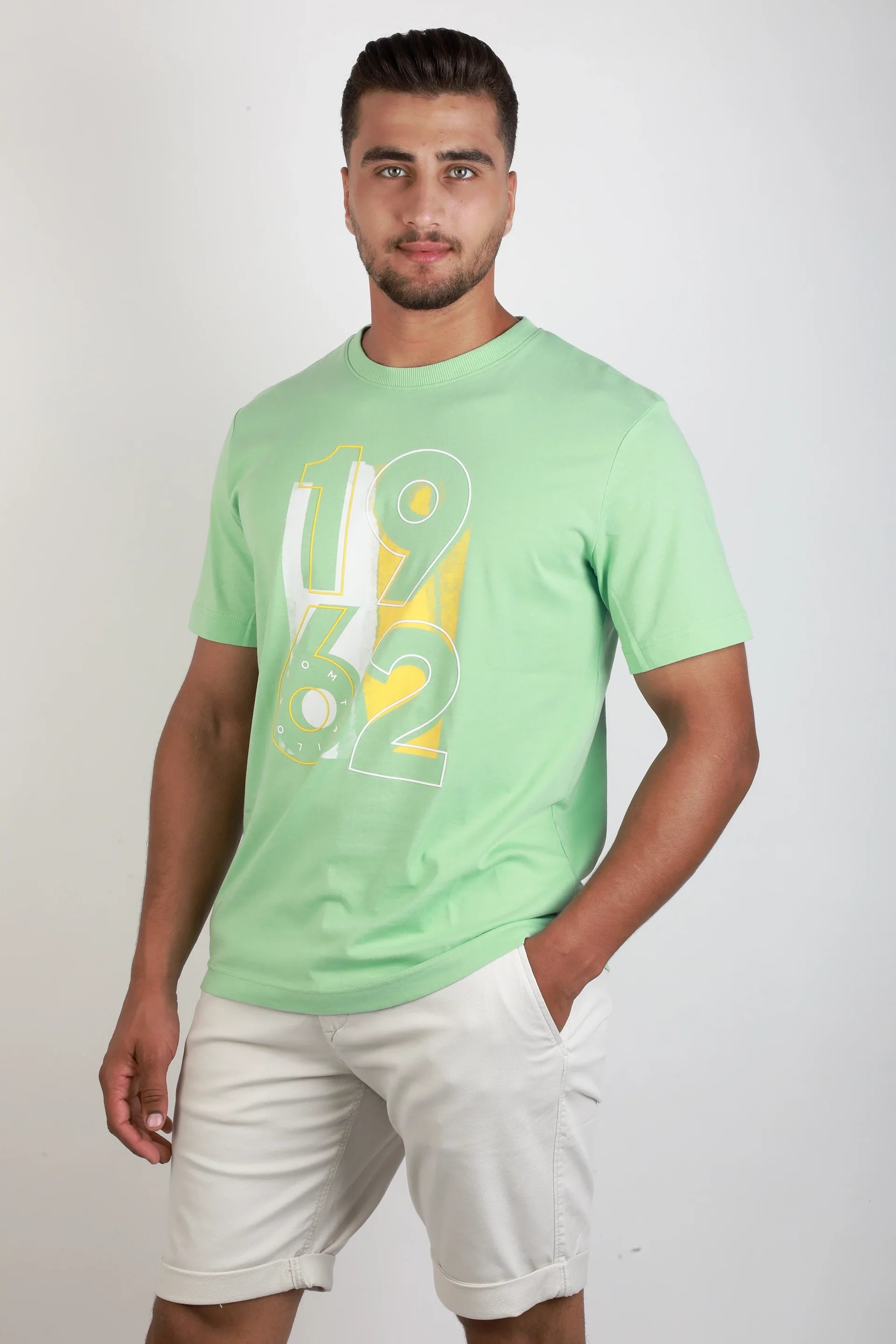 Tom Tailor Green T-shirt With A Print