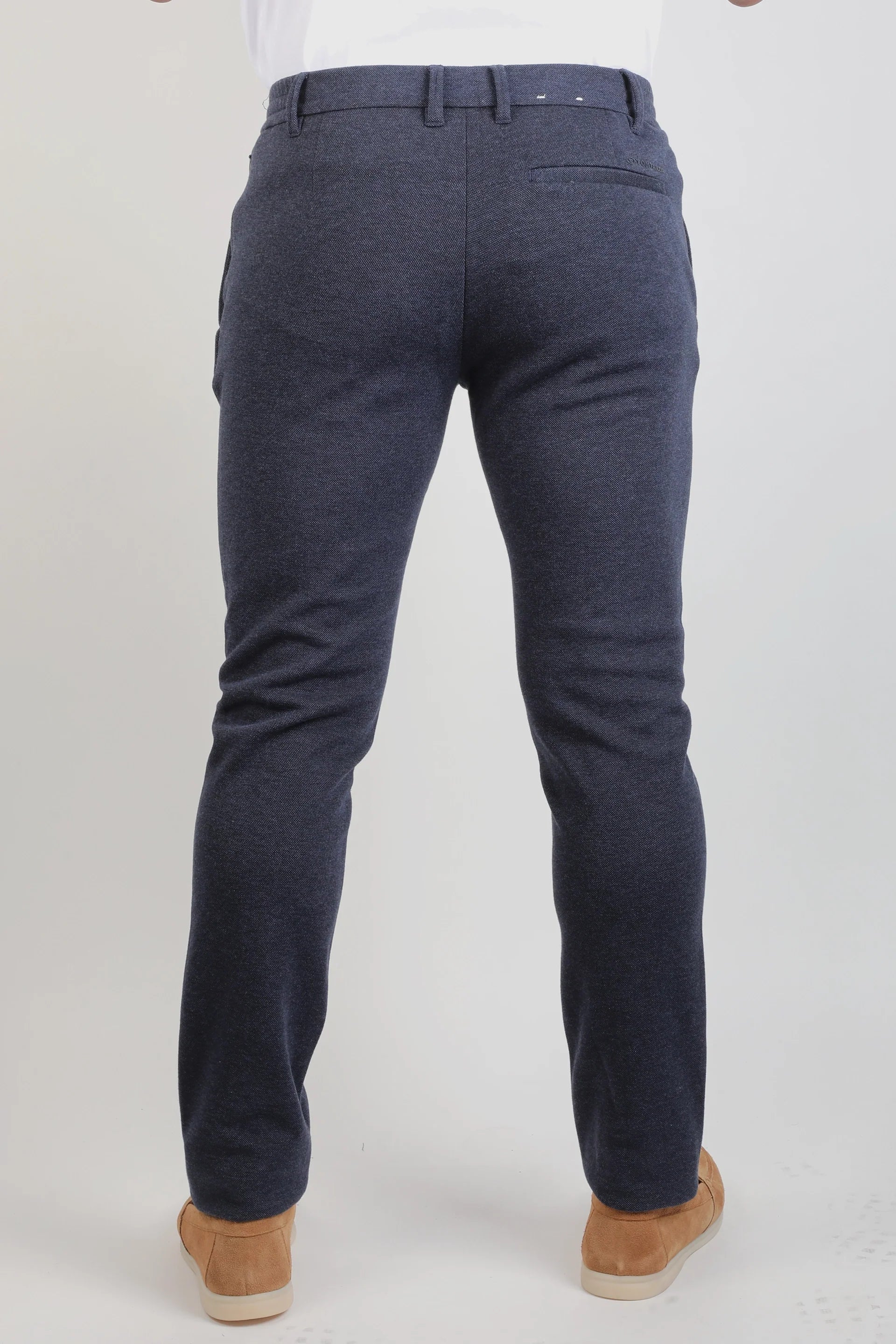 Tom Tailor Navy Pant With Elastic Waist