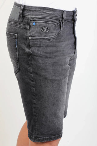 Tom Tailor Grey Washed Denim Short