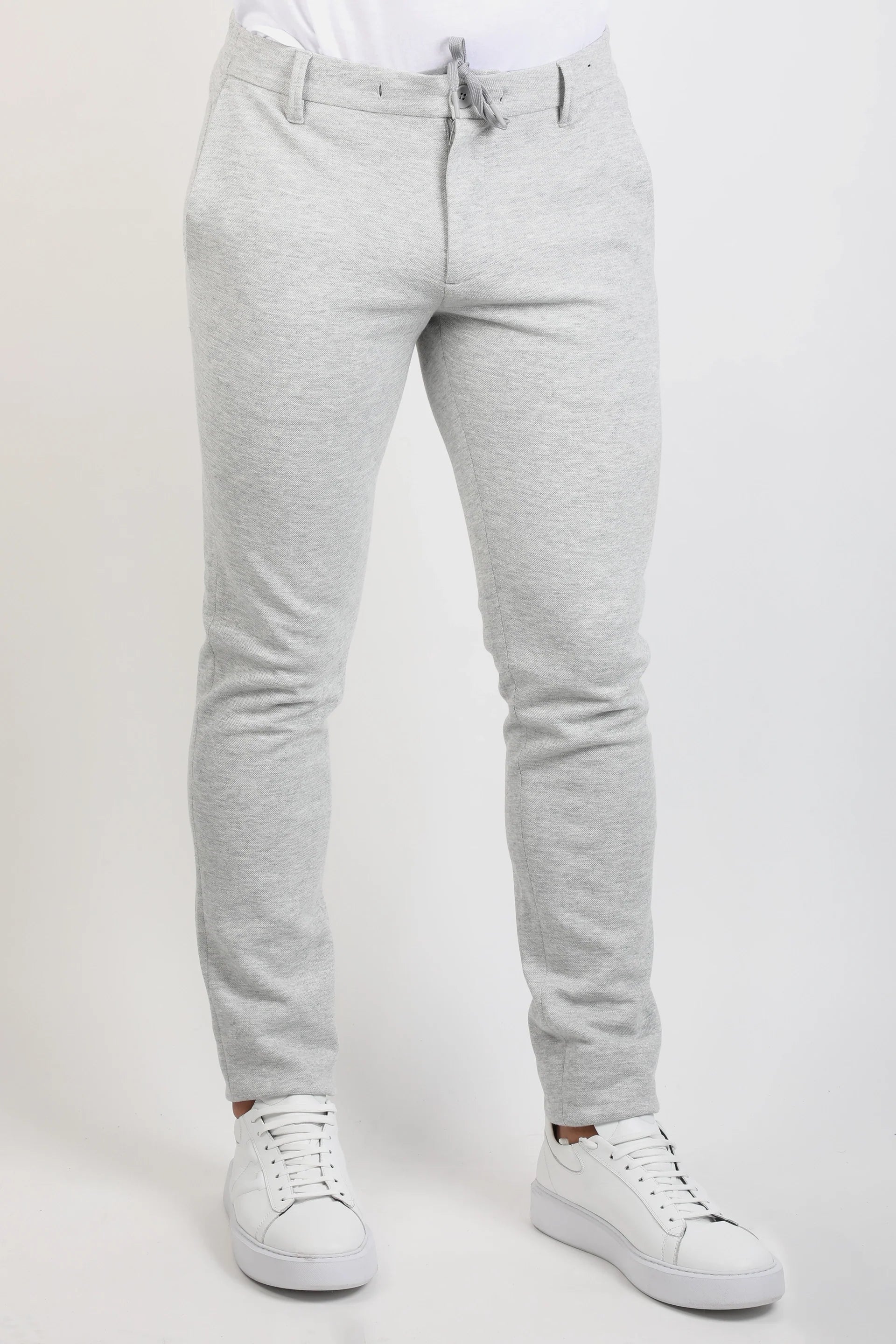 Tom Tailor Light Grey Pant With Elastic Waist