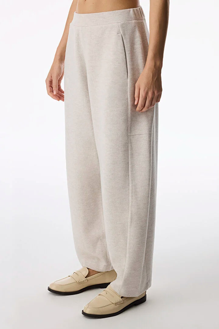 Penti Beige Melange Warm Comfort High Waist Trousers