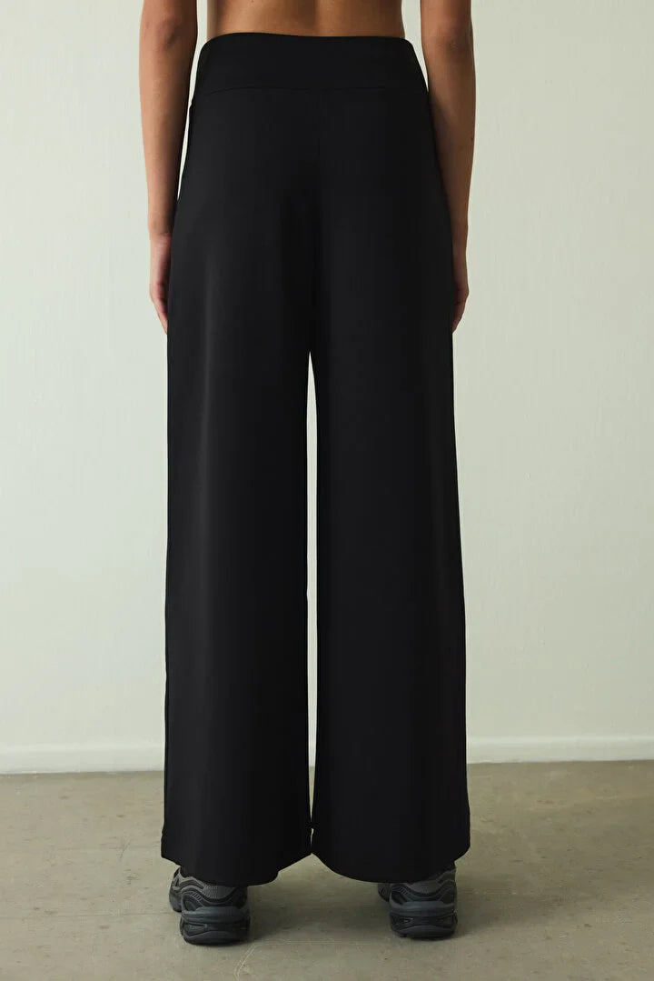 Penti Black High Elastic Waist Wide Leg Pant